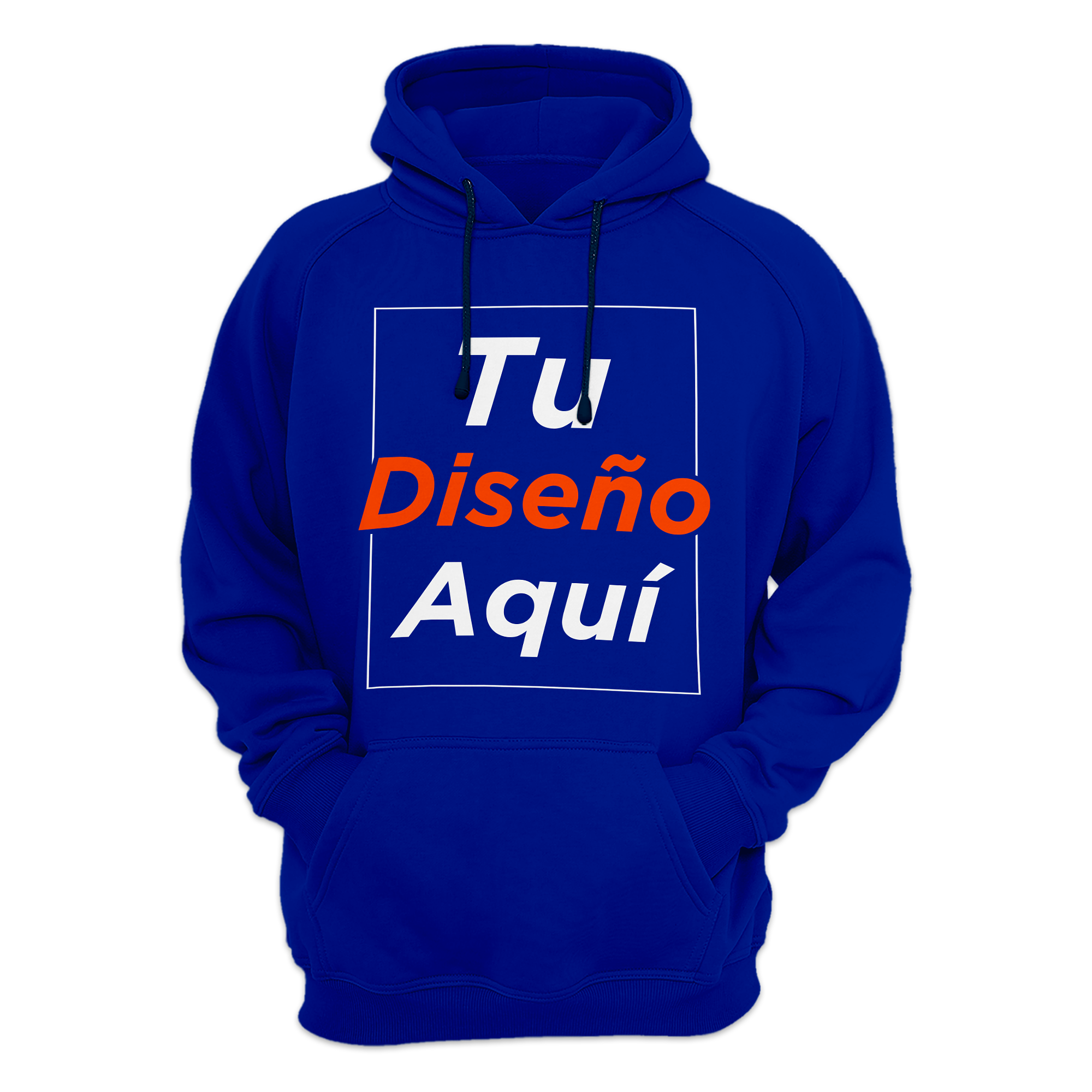 Poleron Canguro Con Capucha Estampado Personalizado  6