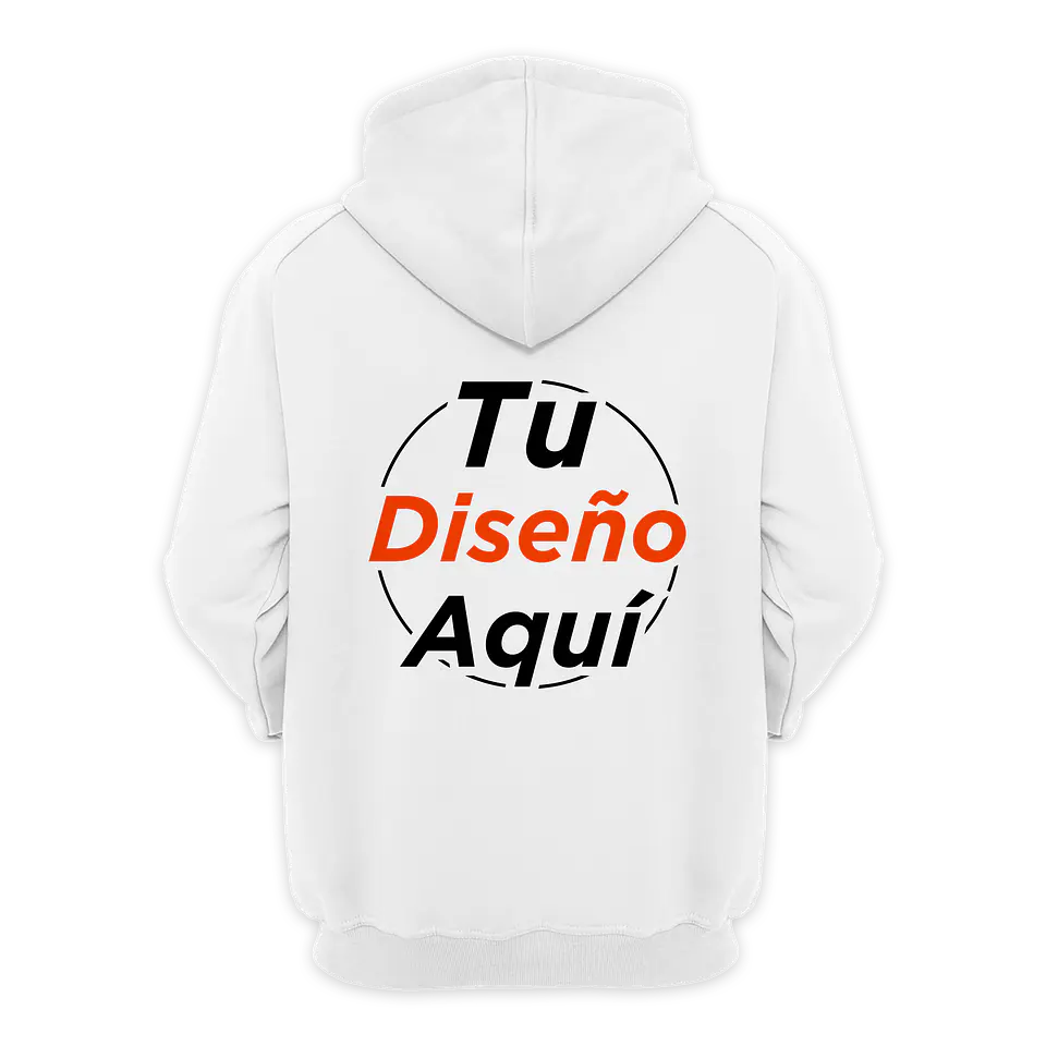 Poleron Canguro Con Capucha Estampado Personalizado  16