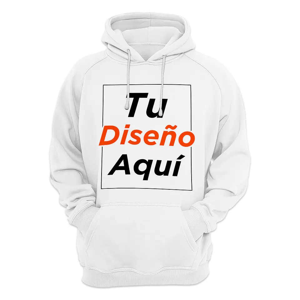 Poleron Canguro Con Capucha Estampado Personalizado  17