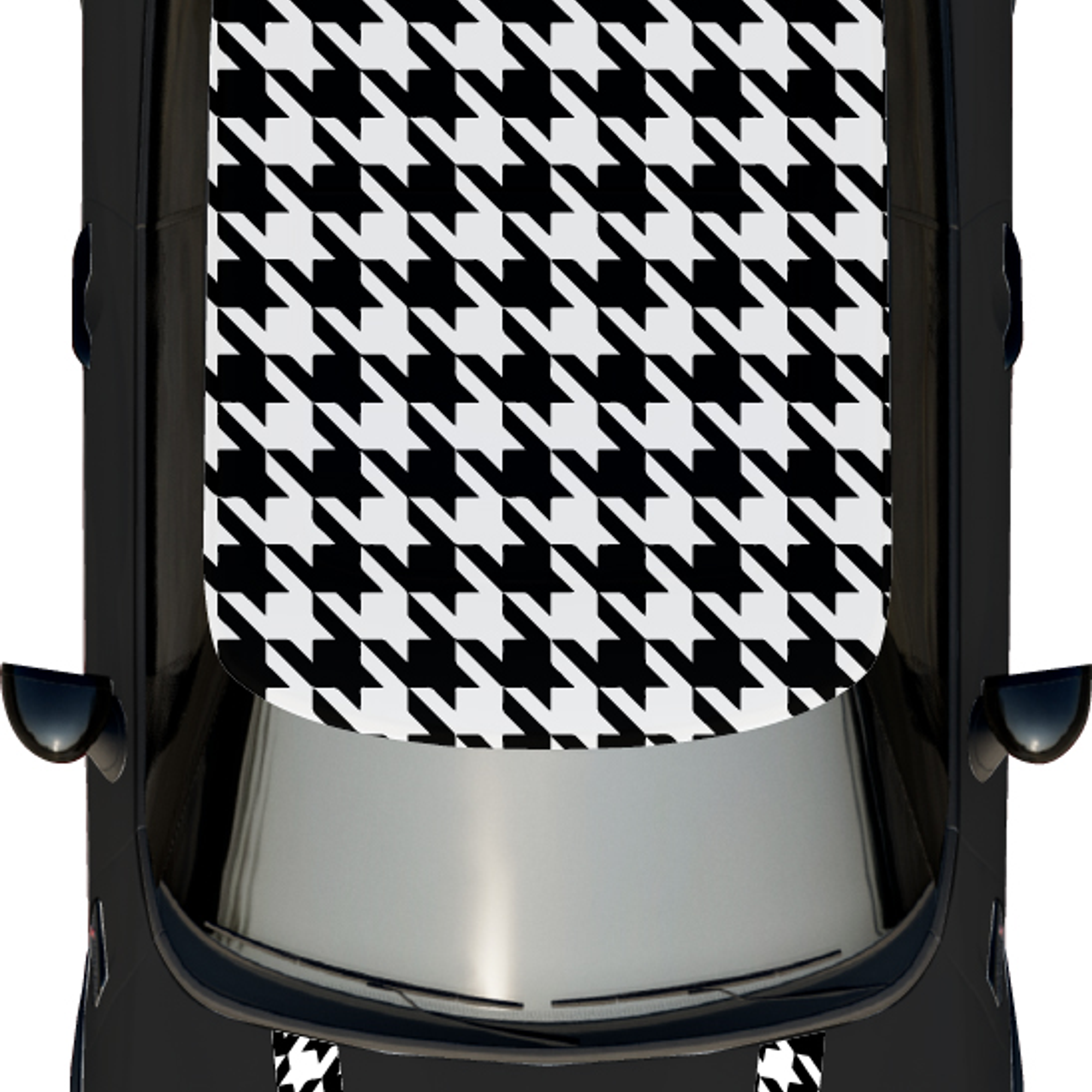 Kit de gráficos techo y franjas capot para mini cooper  1