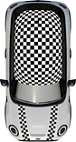 Kit de gráficos techo y franjas capot para mini cooper  - thumbnail 5