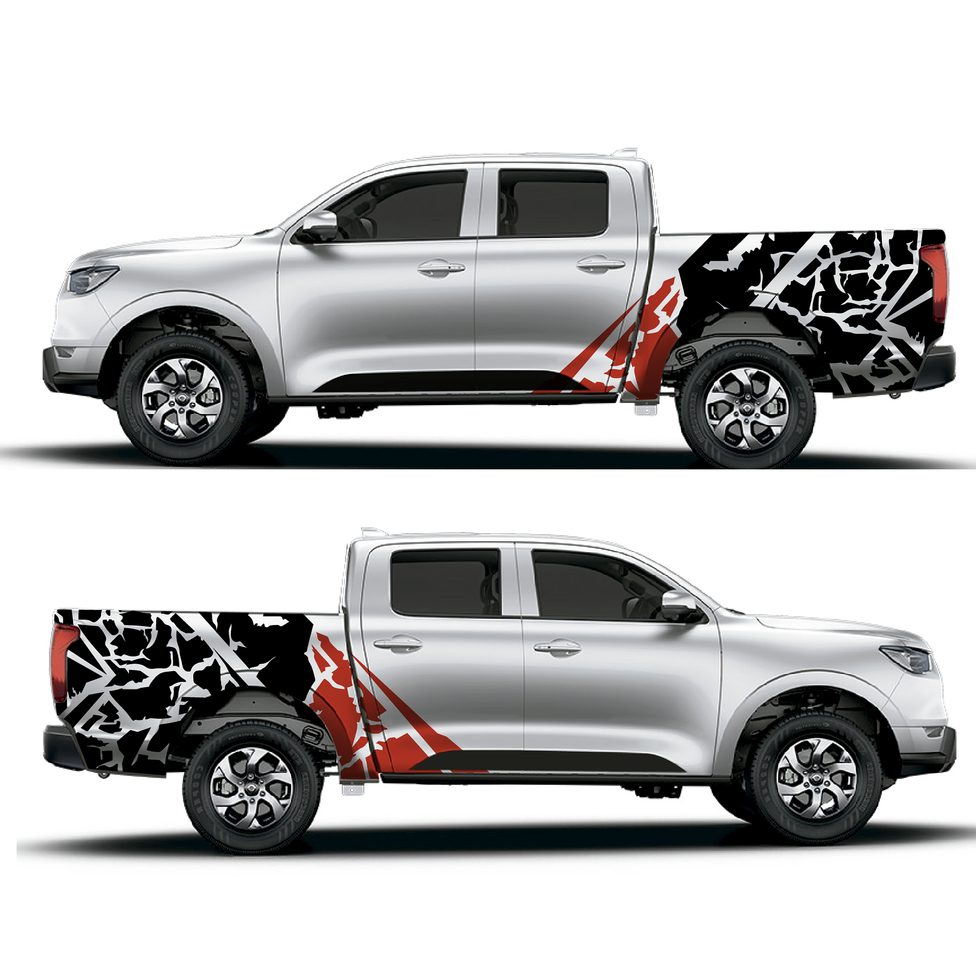 Sticker barro fango splash para Grand Well Power camionetas 4x4 1