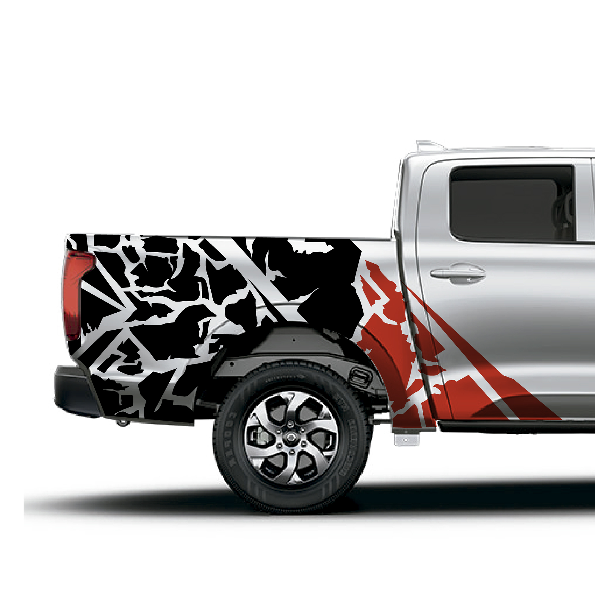 Sticker barro fango splash para Grand Well Power camionetas 4x4 4