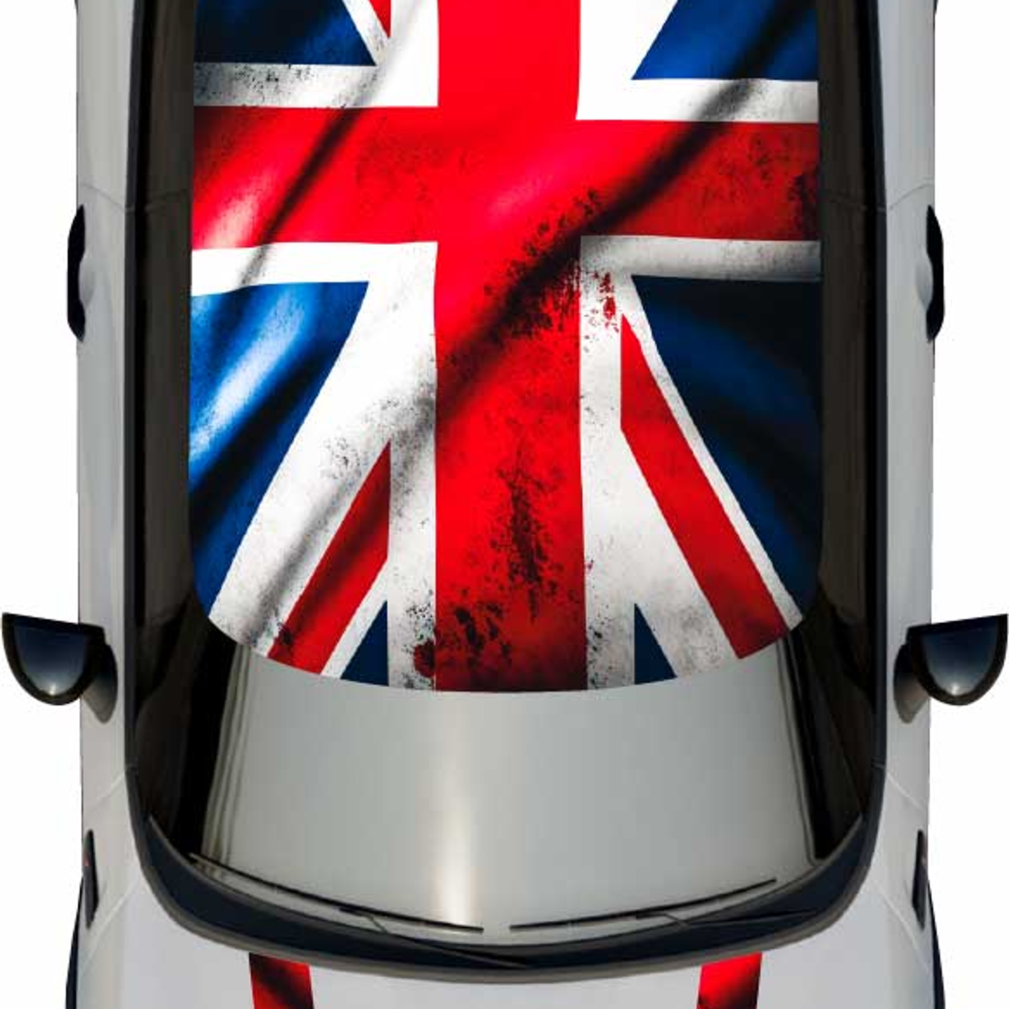 Kit de gráficos para techo y franjas capot para mini cooper 1