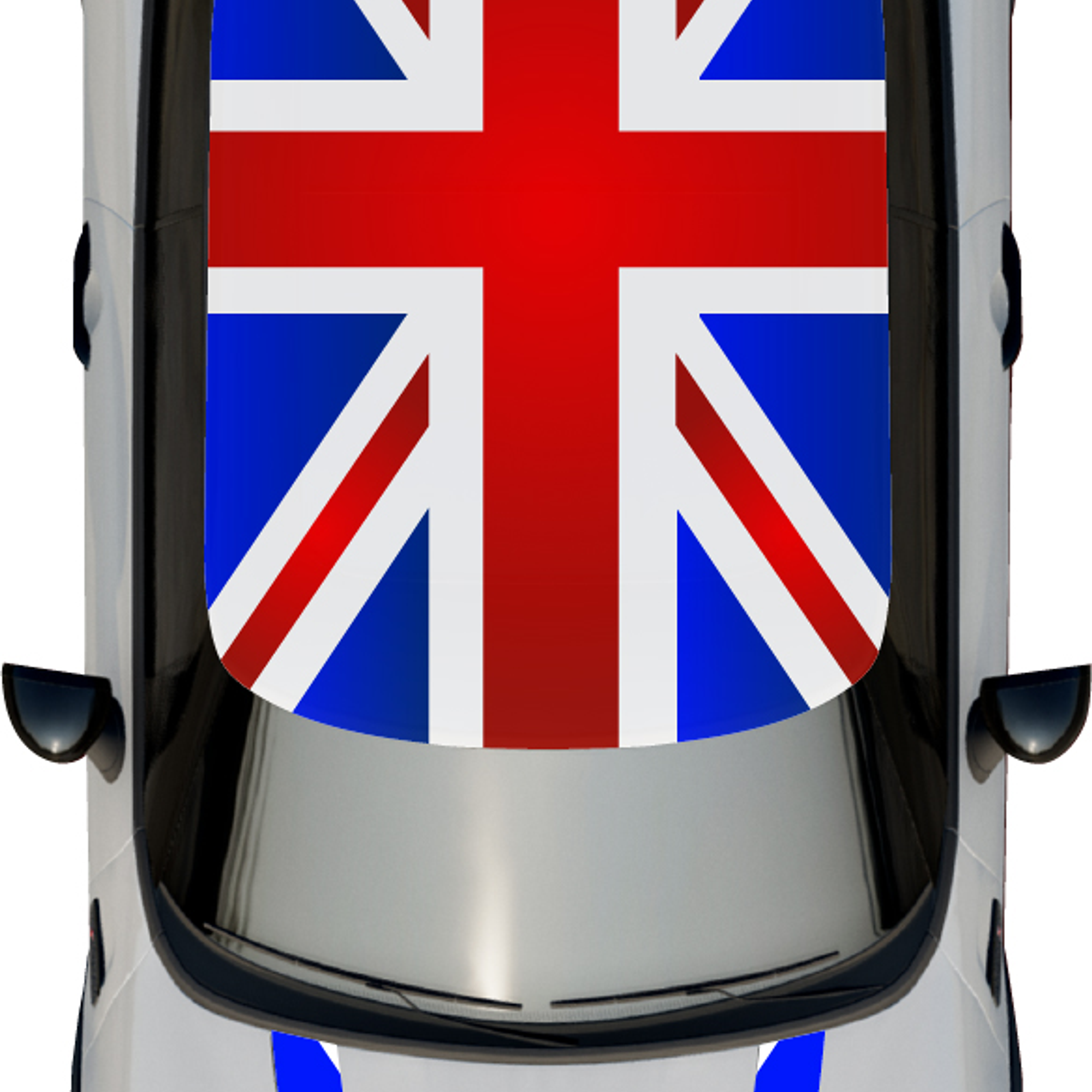 Kit de gráficos para techo y franjas capot para mini cooper 3