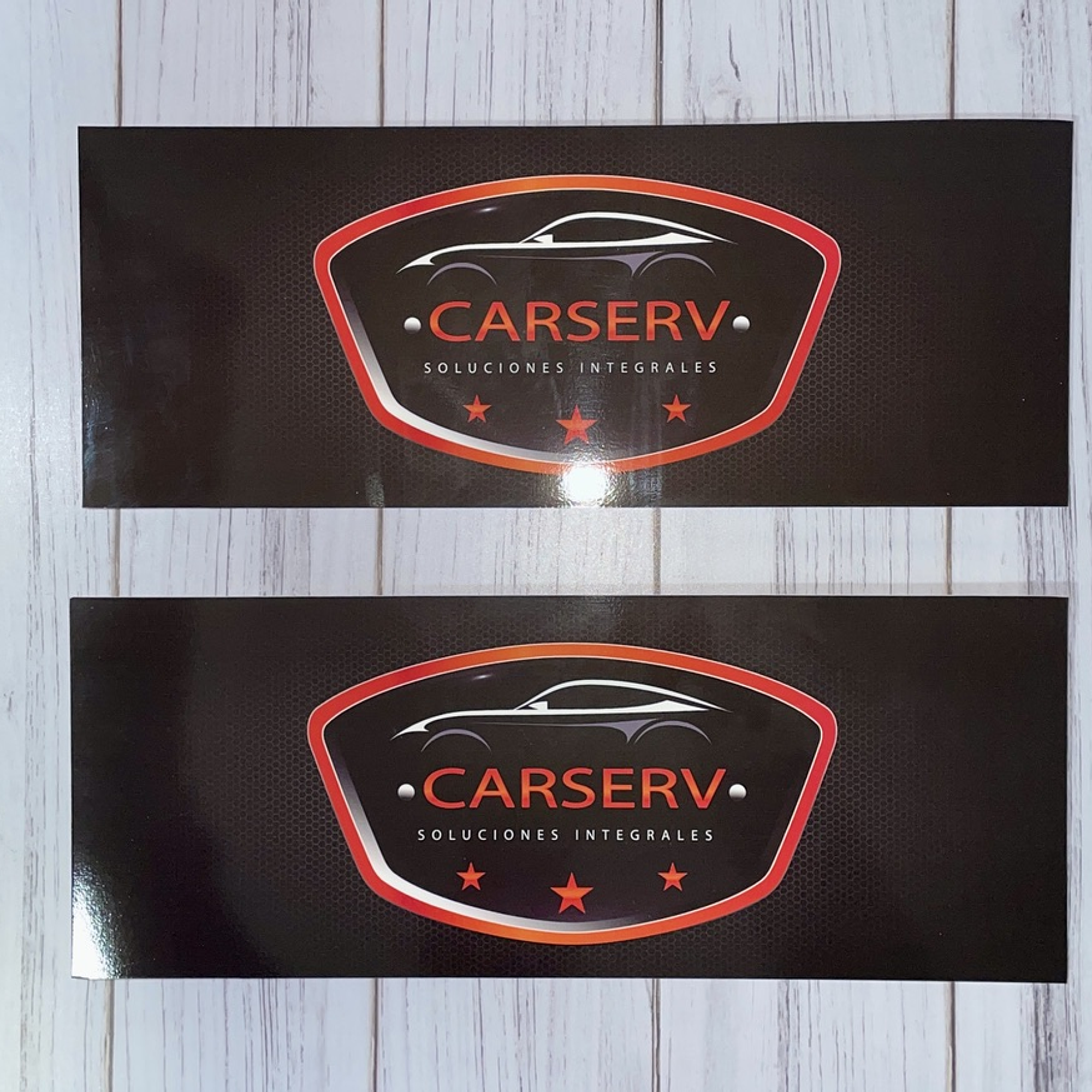 Cubre Patente rectangular  personalizado kit de 2 unidades 5