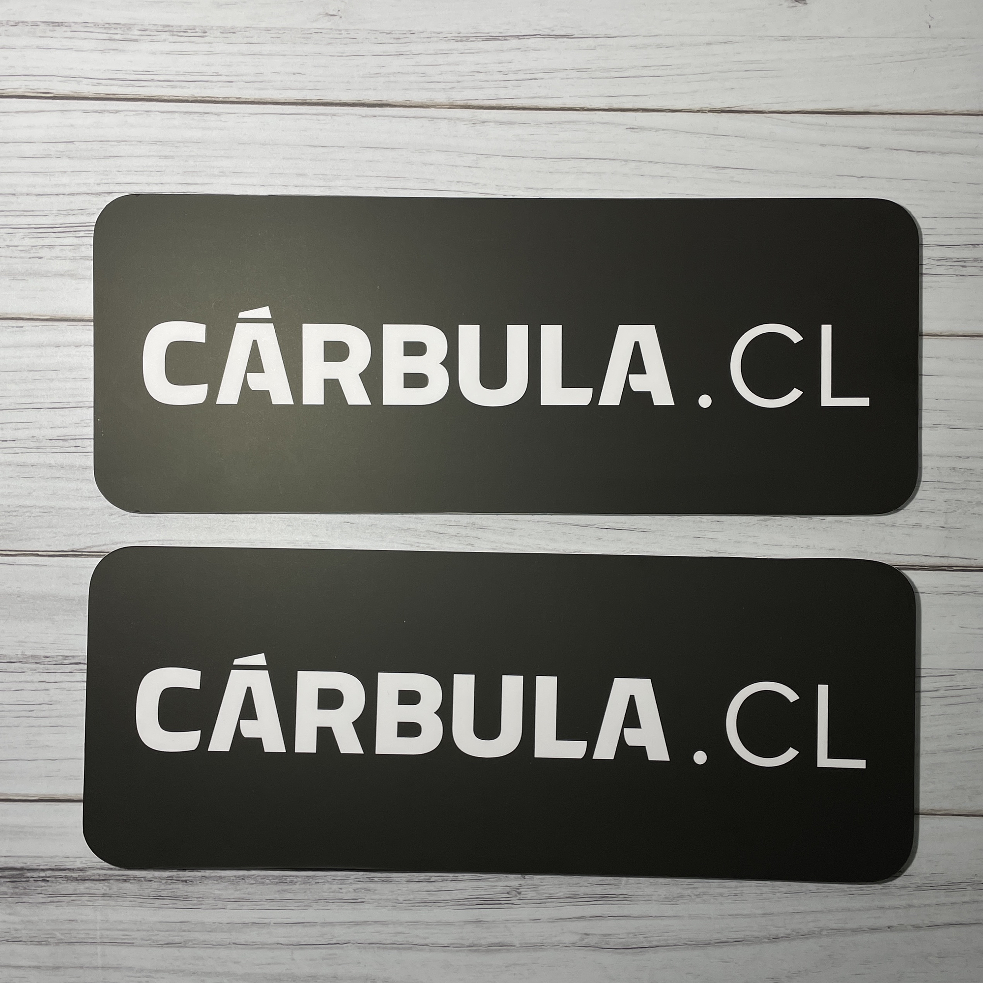 Cubre Patente borde redondeado kit de 6 unidades personalizados 13