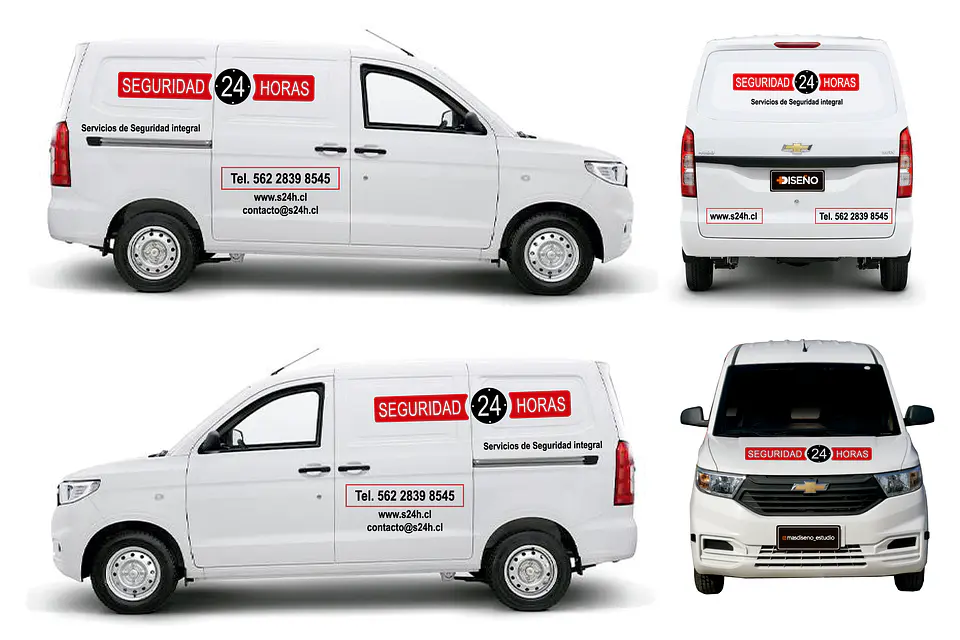 Branding Vehicular Básico personalizado para Furgones  7