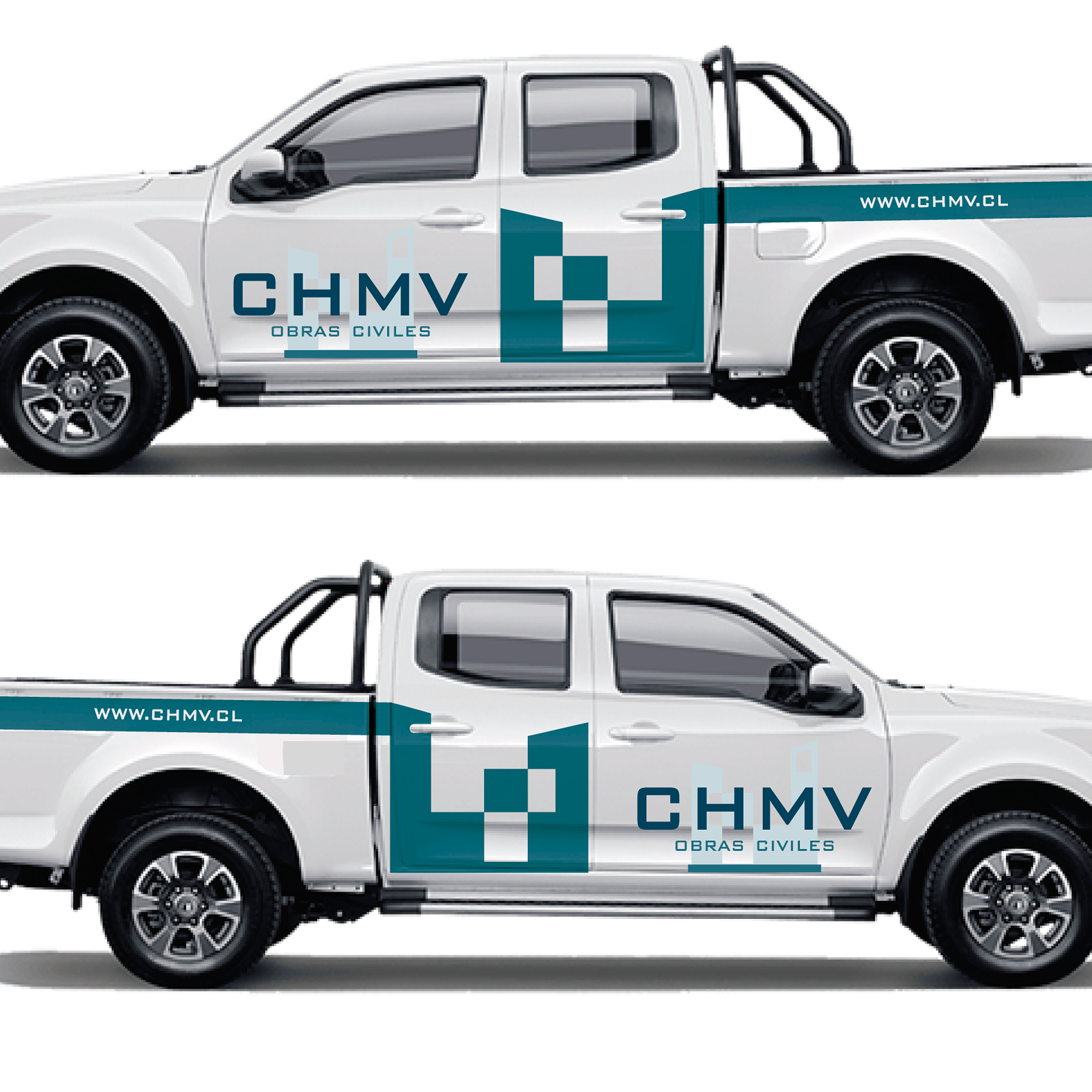 Branding Vehicular Básico personalizado para camionetas 4x4 4