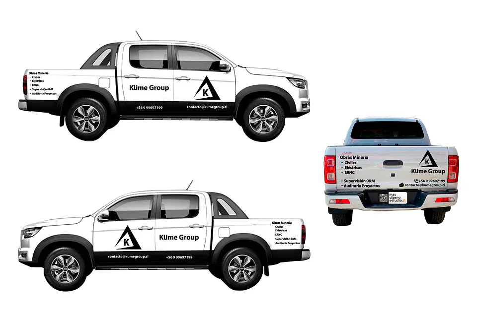 Branding Vehicular Básico personalizado para camionetas 4x4 10