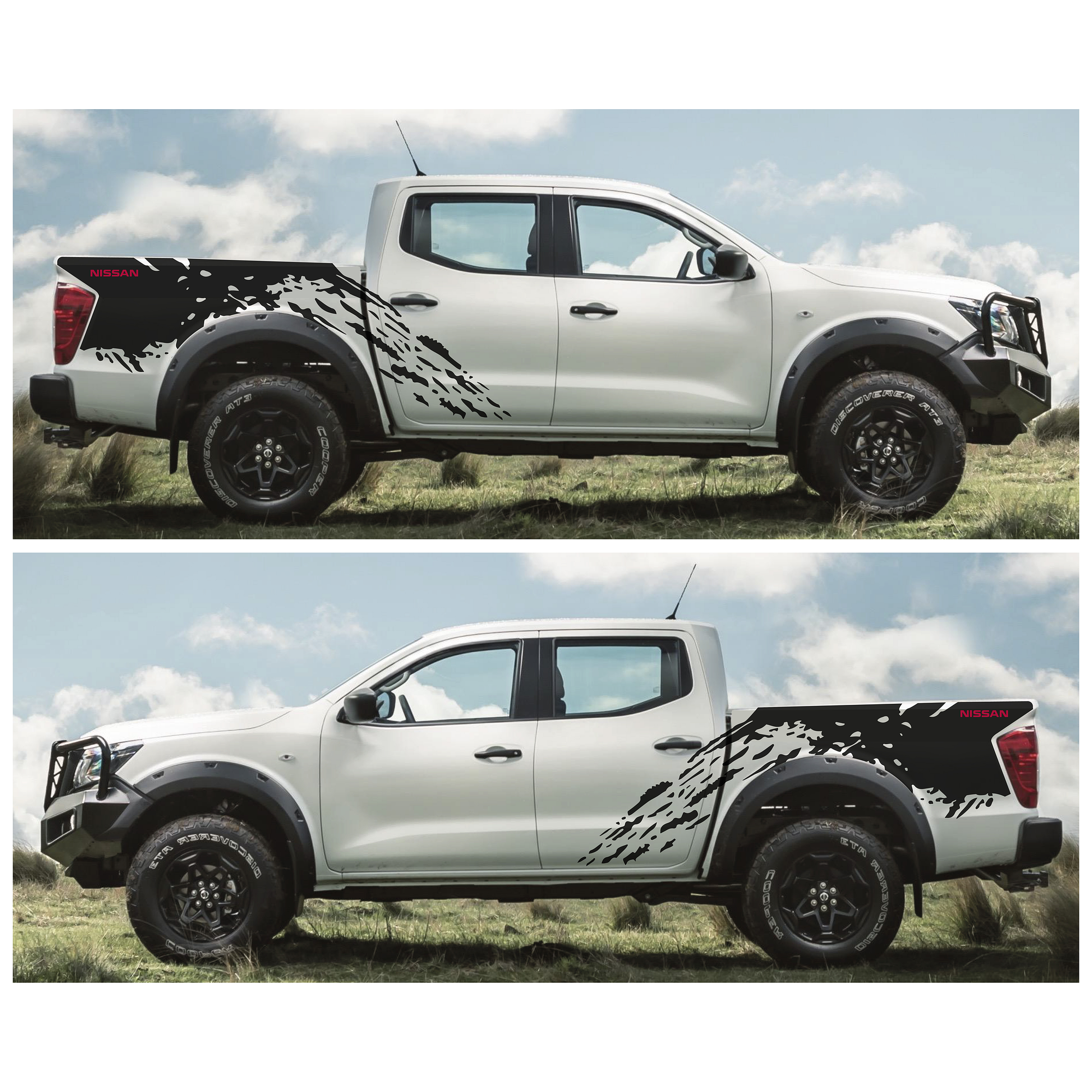 Sticker de barro para pickup de camionetas Nissan Navara 1