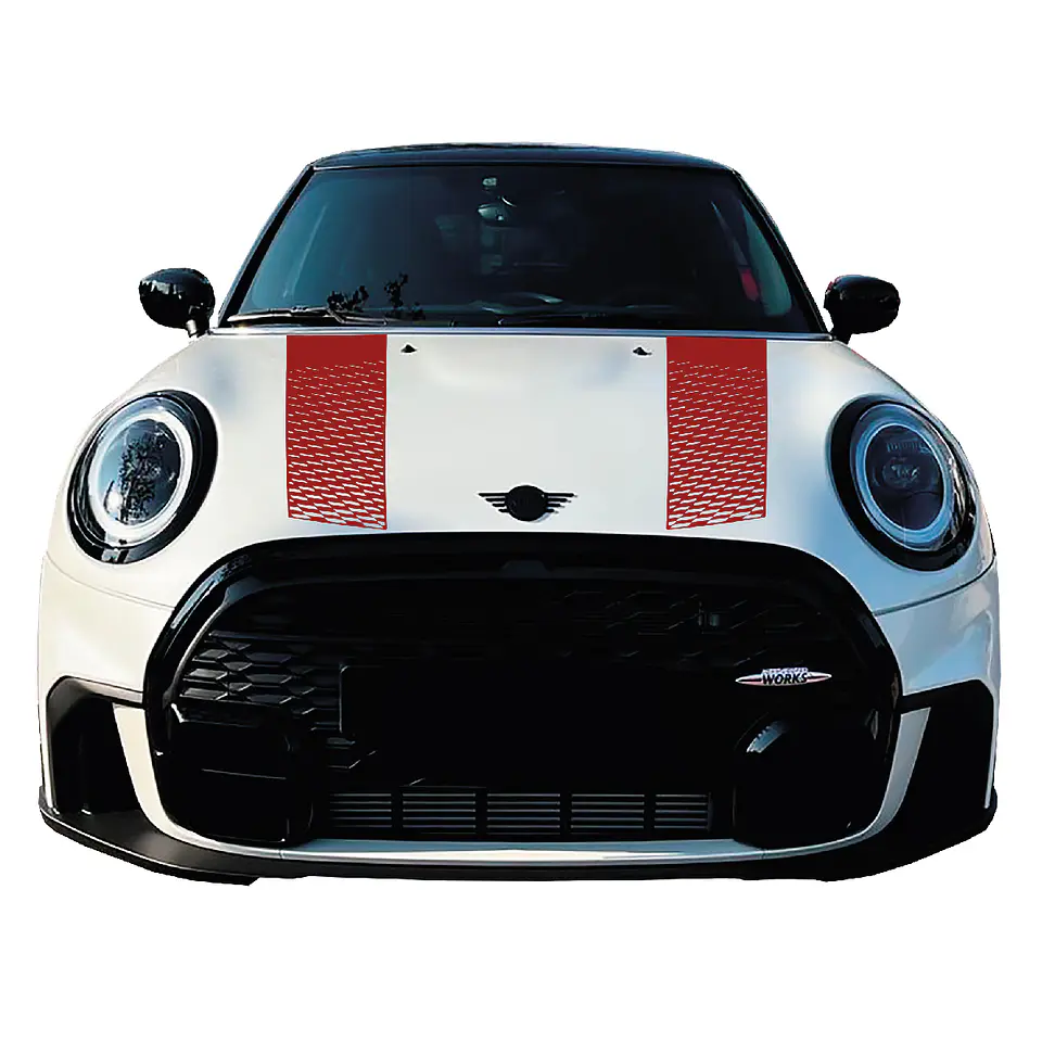 Franjas deportivas de capot para mini cooper 3
