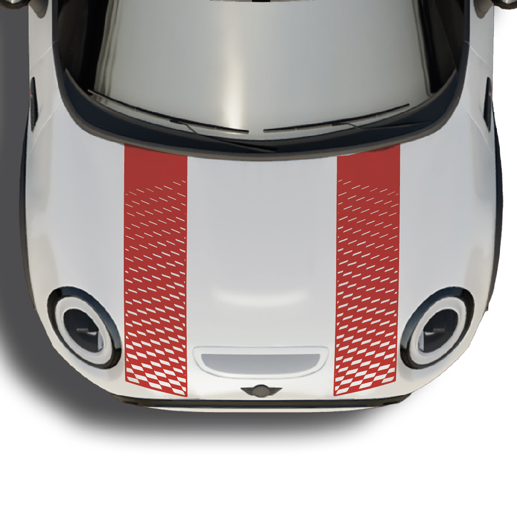 Franjas deportivas de capot para mini cooper 4