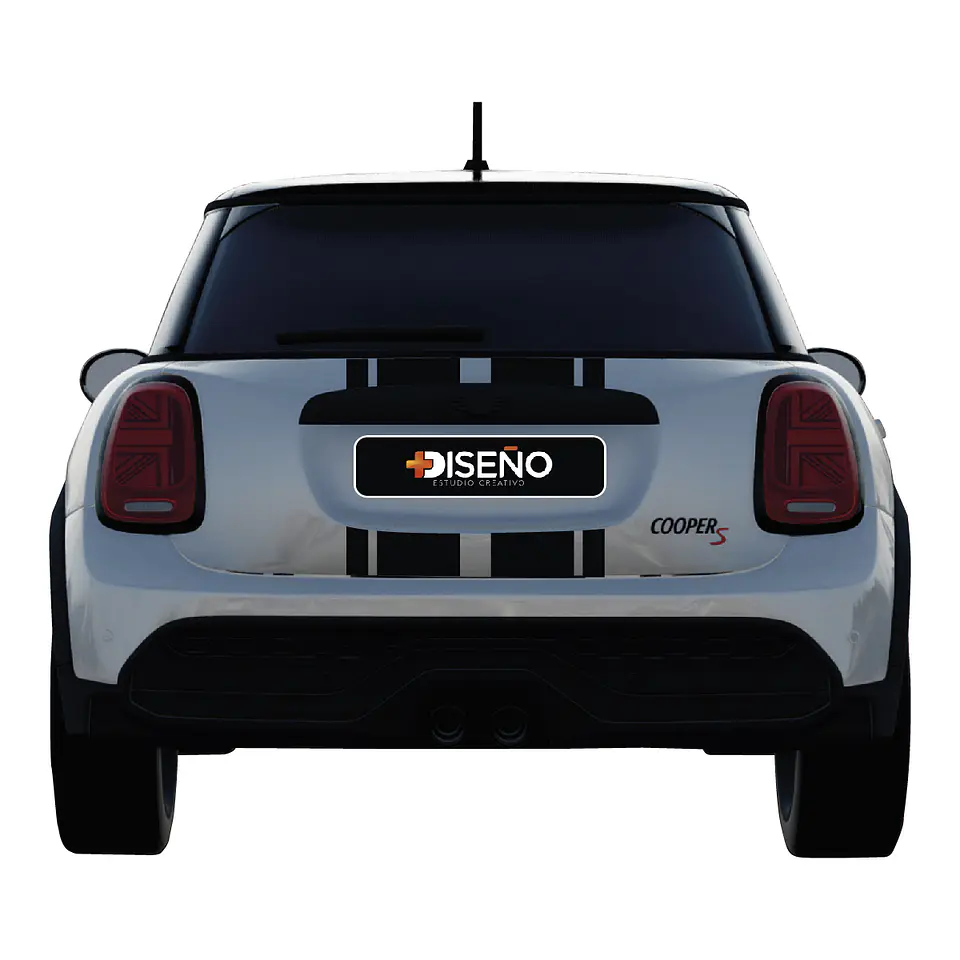 Kit de franjas deportivas para mini cooper 5