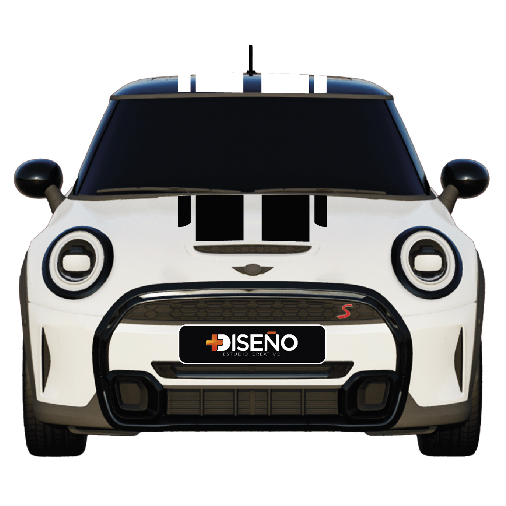 Kit de franjas deportivas para mini cooper 1