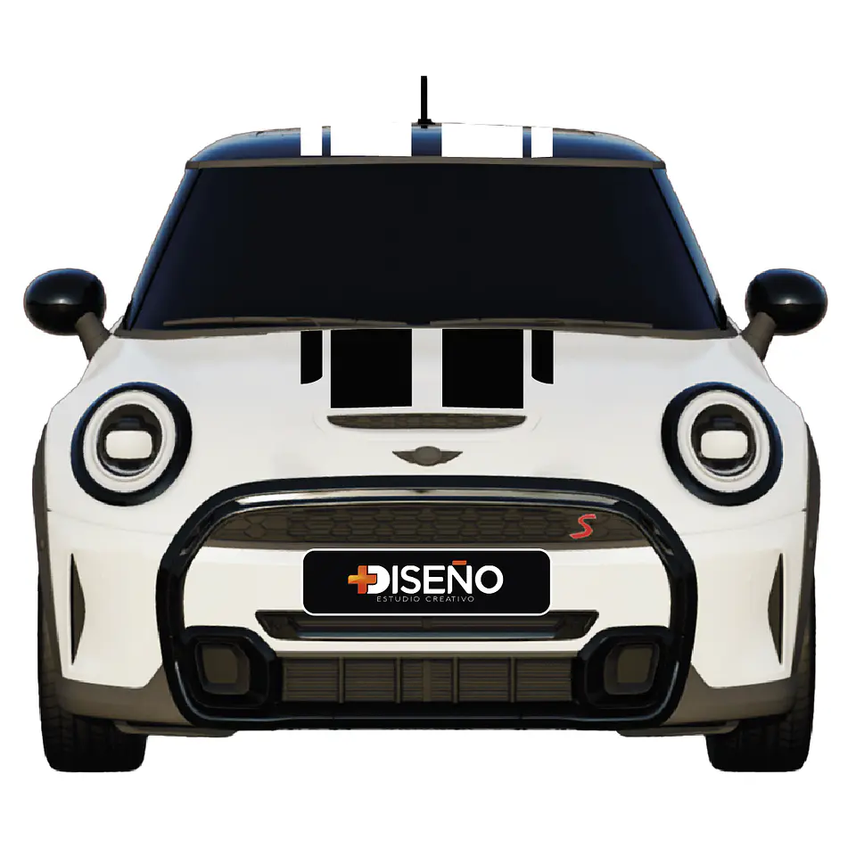 Kit de franjas deportivas para mini cooper 1