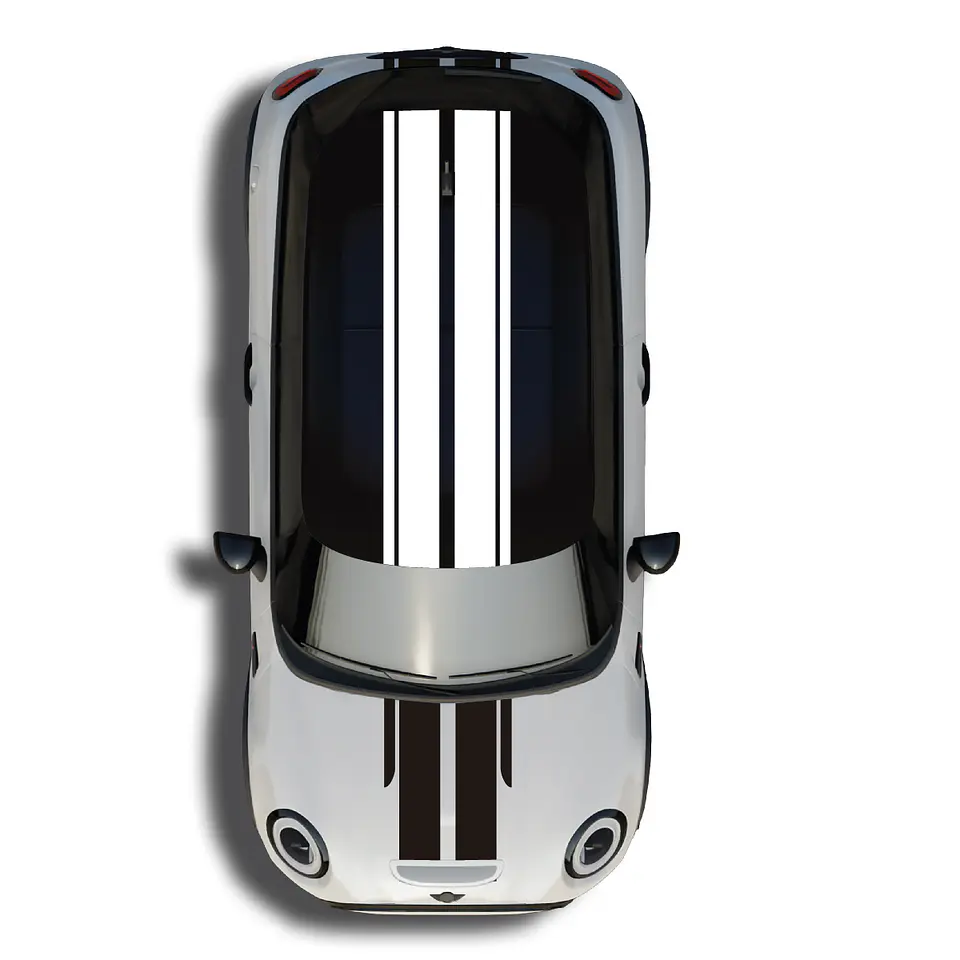 Kit de franjas deportivas para mini cooper 2