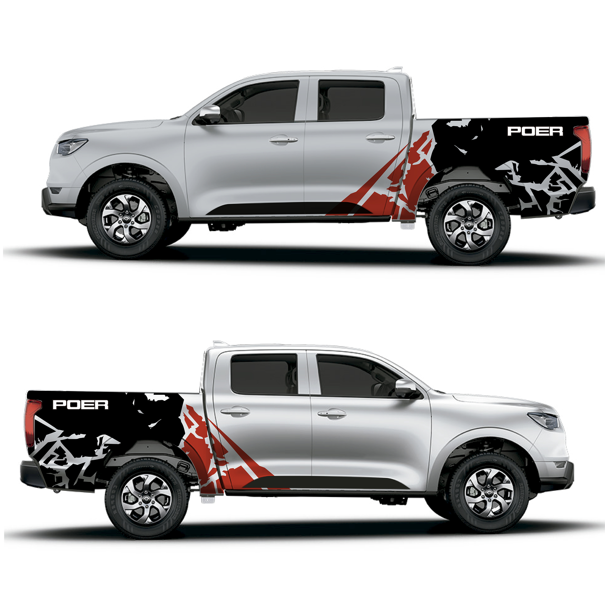 Sticker barro  para camionetas 4x4 1