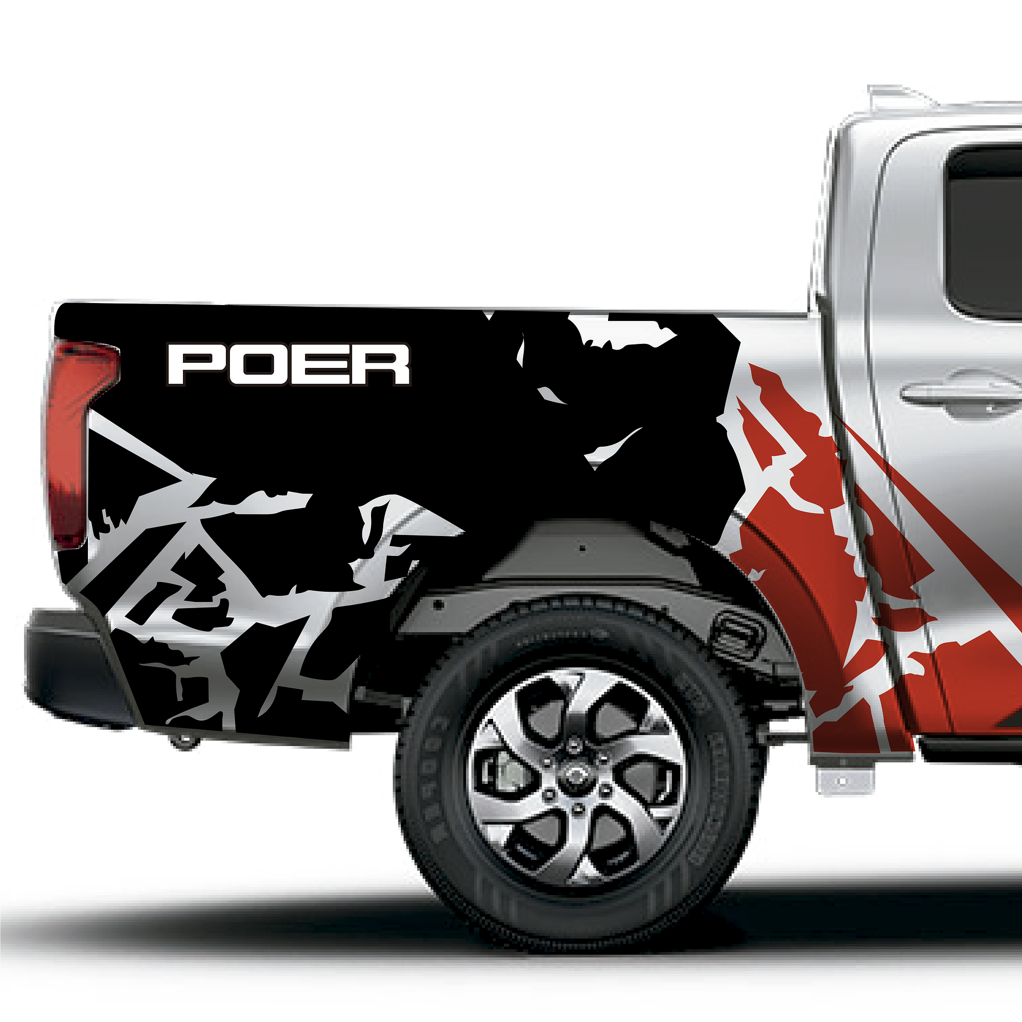 Sticker barro  para camionetas 4x4 2