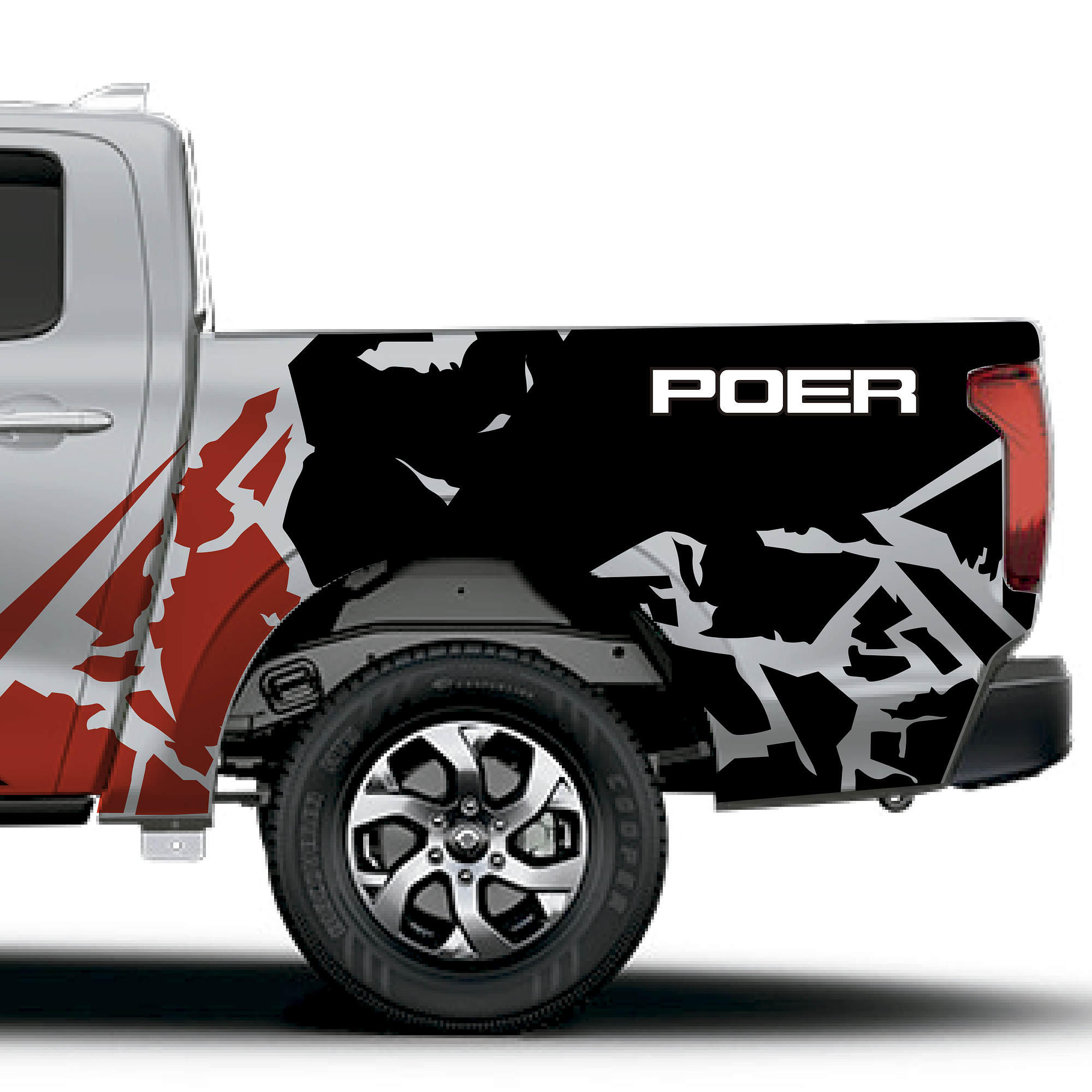 Sticker barro  para camionetas 4x4 5