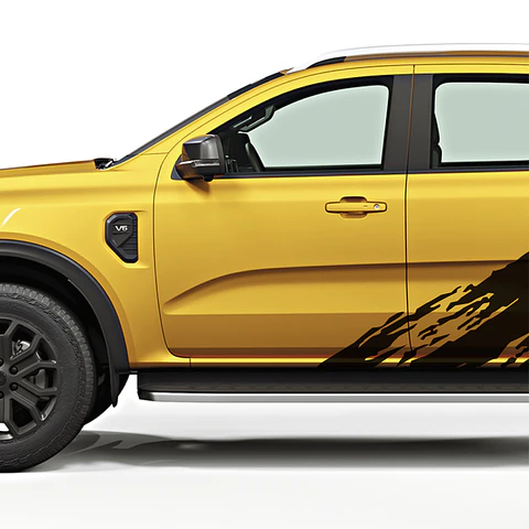 gráfica barro splash para camionetas 4x4 