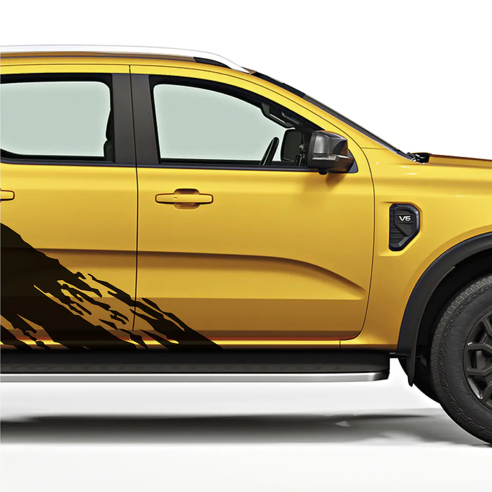 gráfica barro splash para camionetas 4x4  5