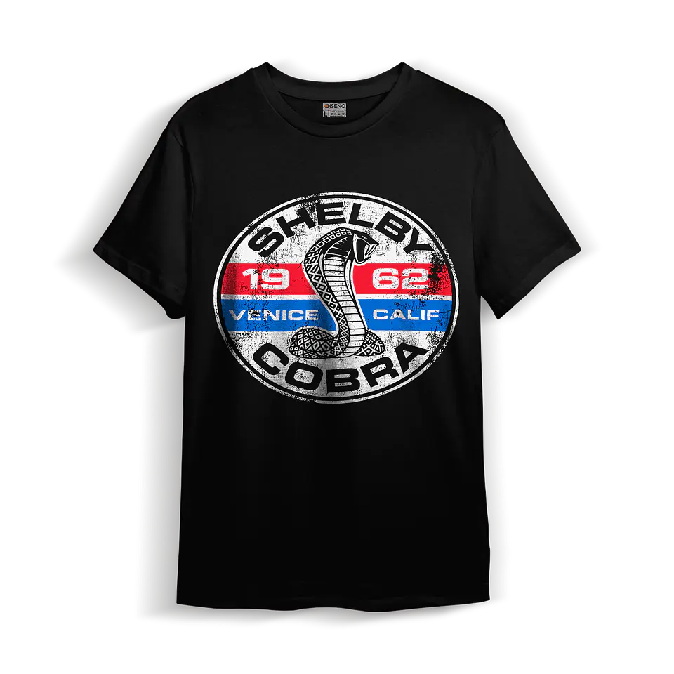 Polera Shelby Cobra retro 3