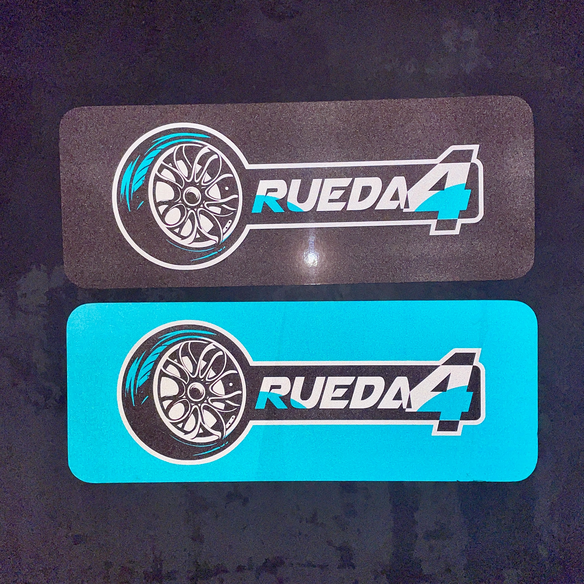 Cubre Patente en vinilo Reflectante para Autos kit 4 unid 12