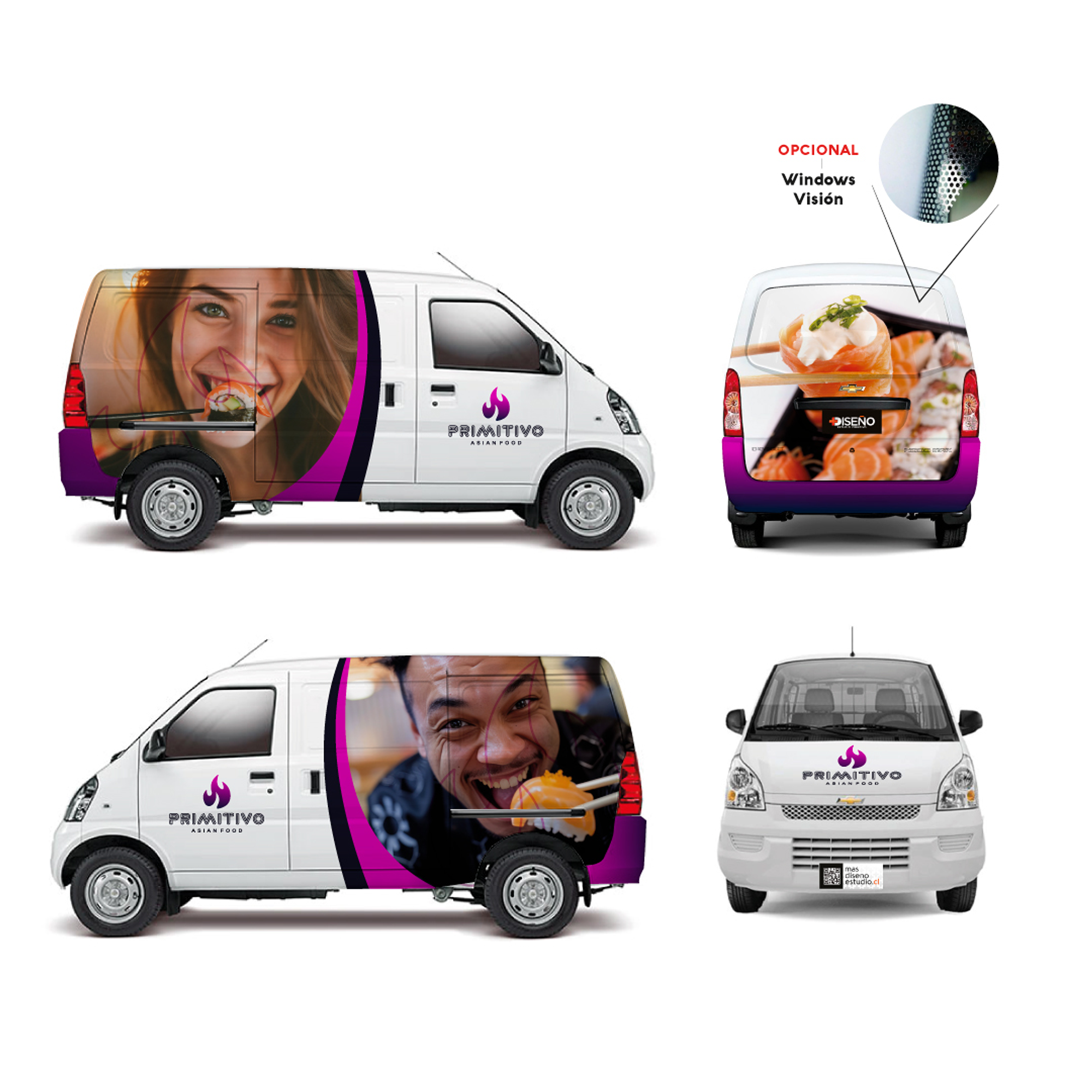 Branding Vehicular Parcial personalizado para Furgones  17