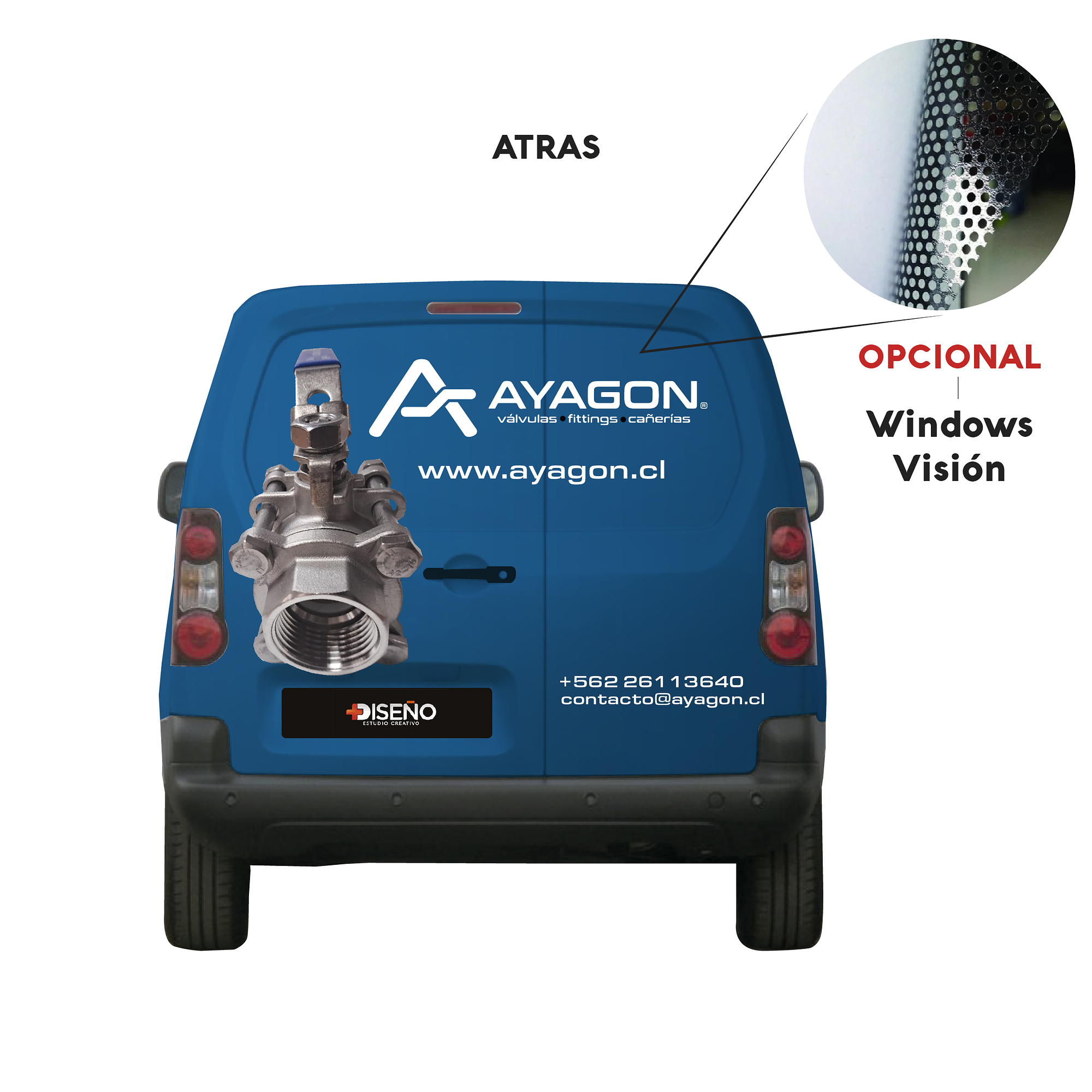 Branding Vehicular Parcial personalizado para Furgones  13