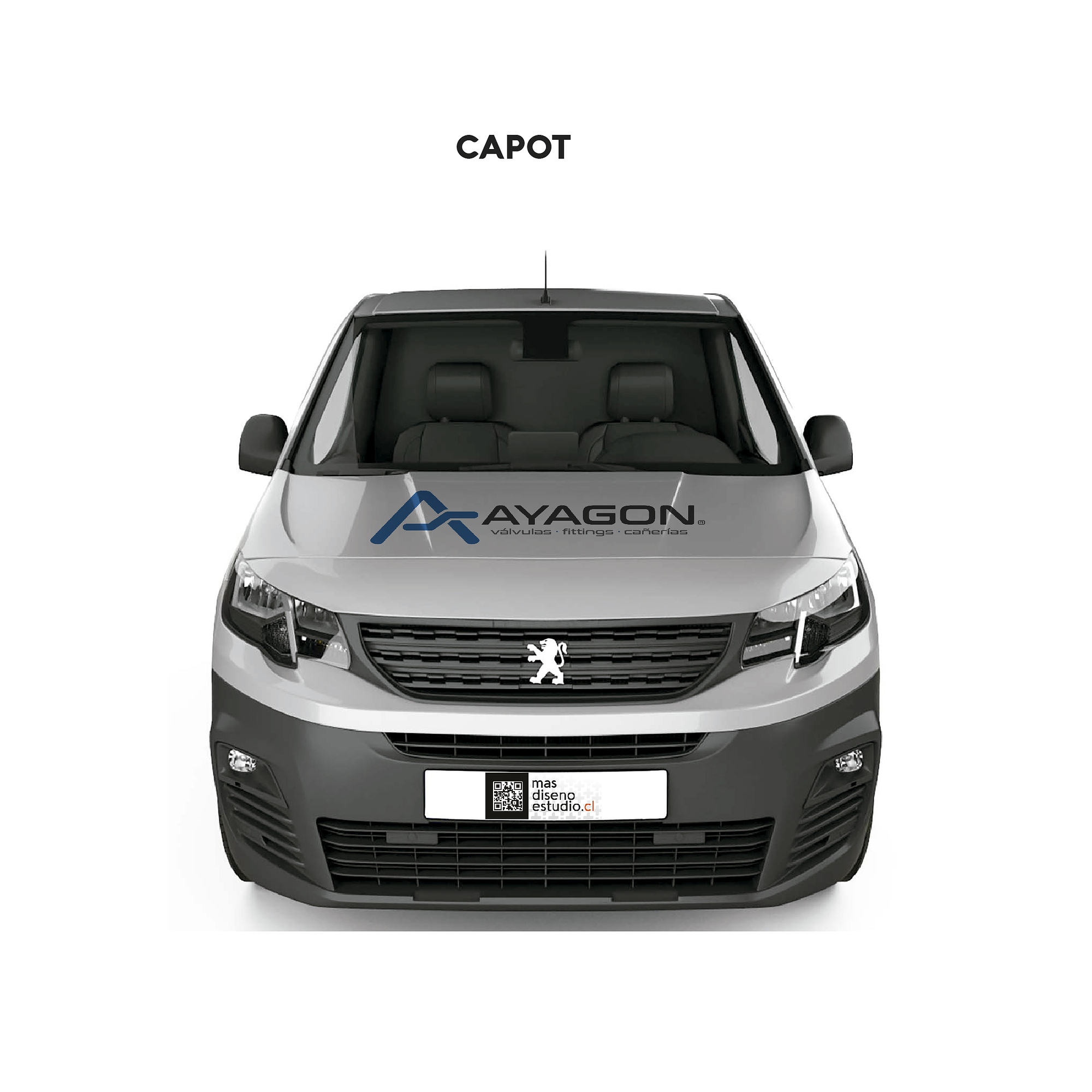 Branding Vehicular Parcial personalizado para Furgones  11