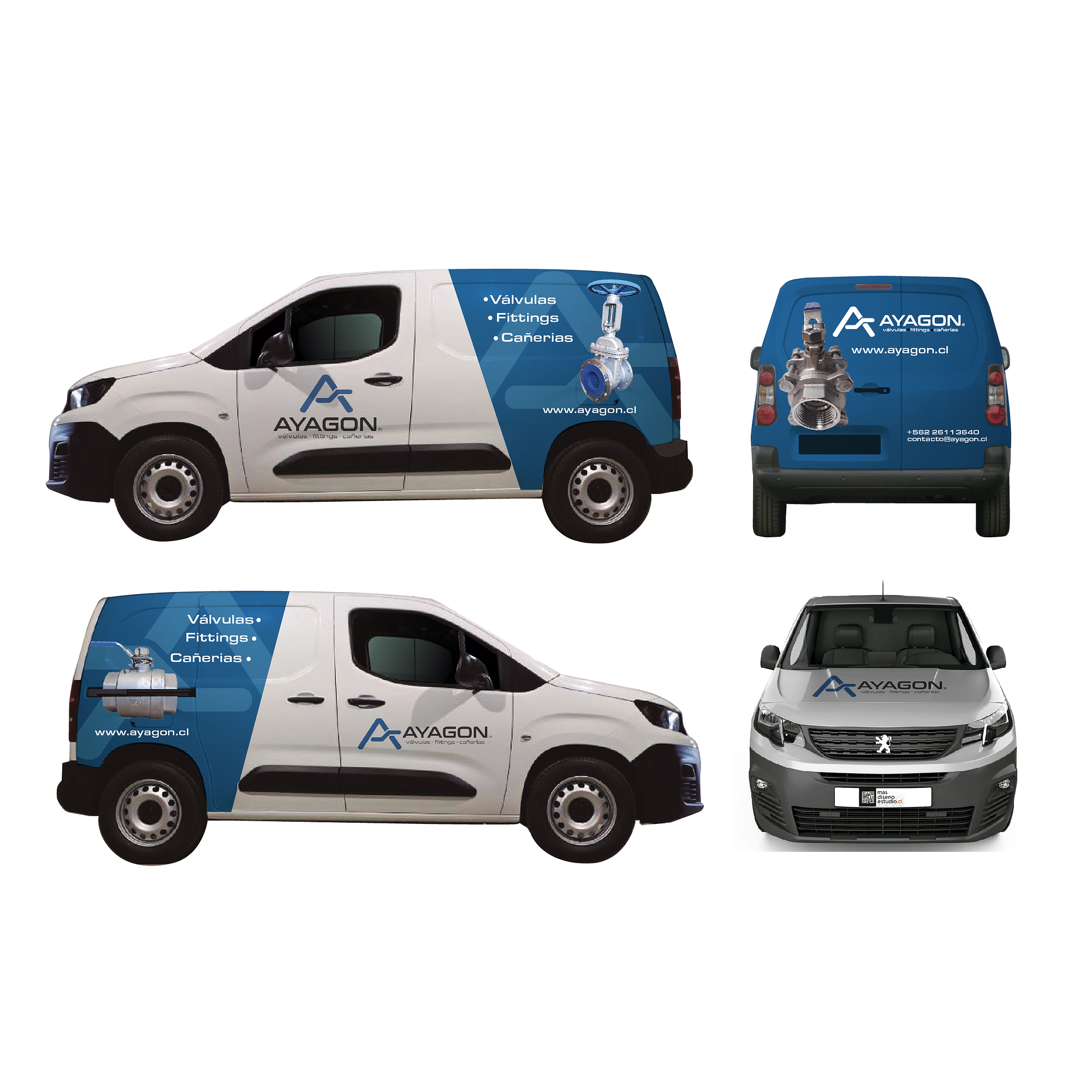 Branding Vehicular Parcial personalizado para Furgones  10