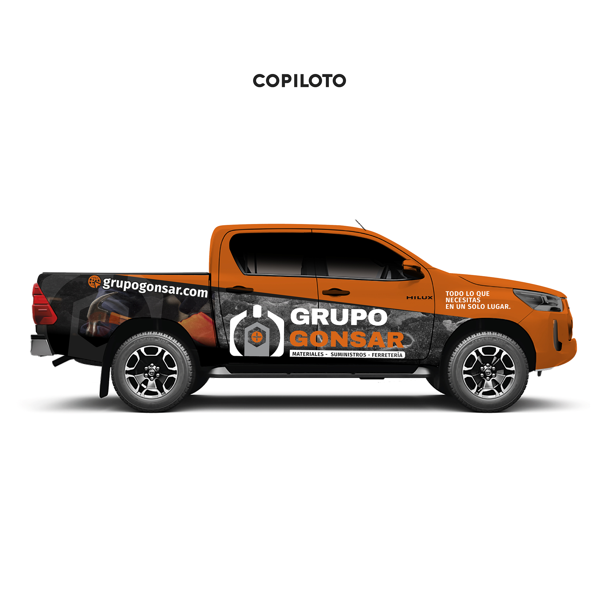 Gráfica Vehicular personalizada completo para camionetas 4x4 full wrapping 4