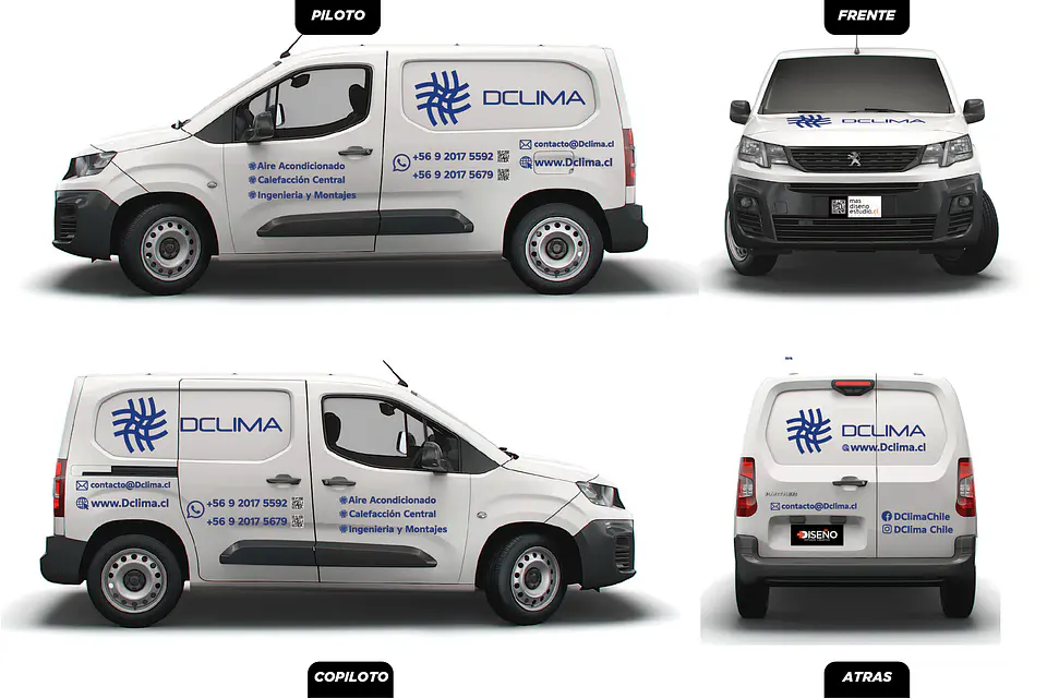 Branding Vehicular Básico personalizado para Furgones  16