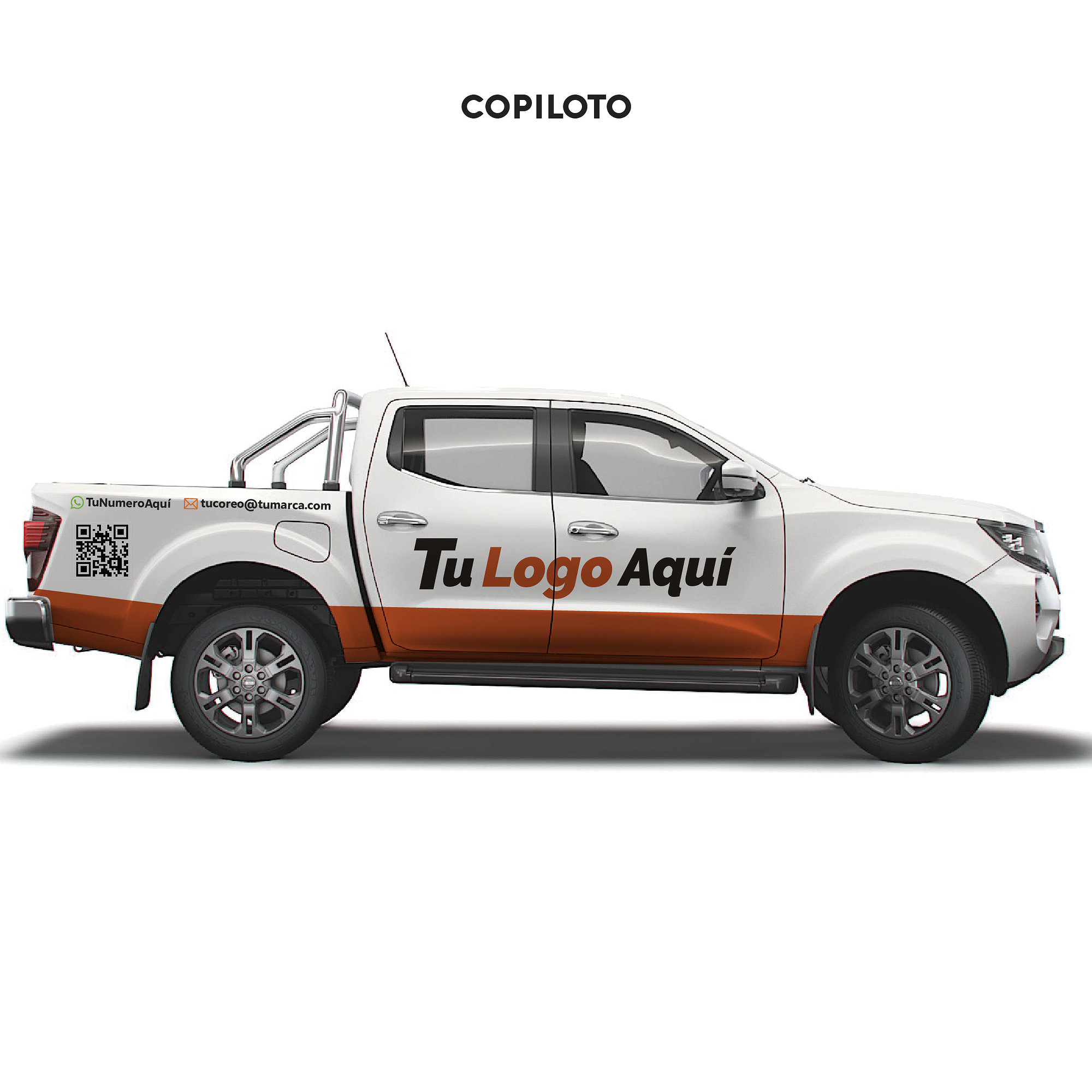 Branding Vehicular Básico personalizado para camionetas 4x4 6