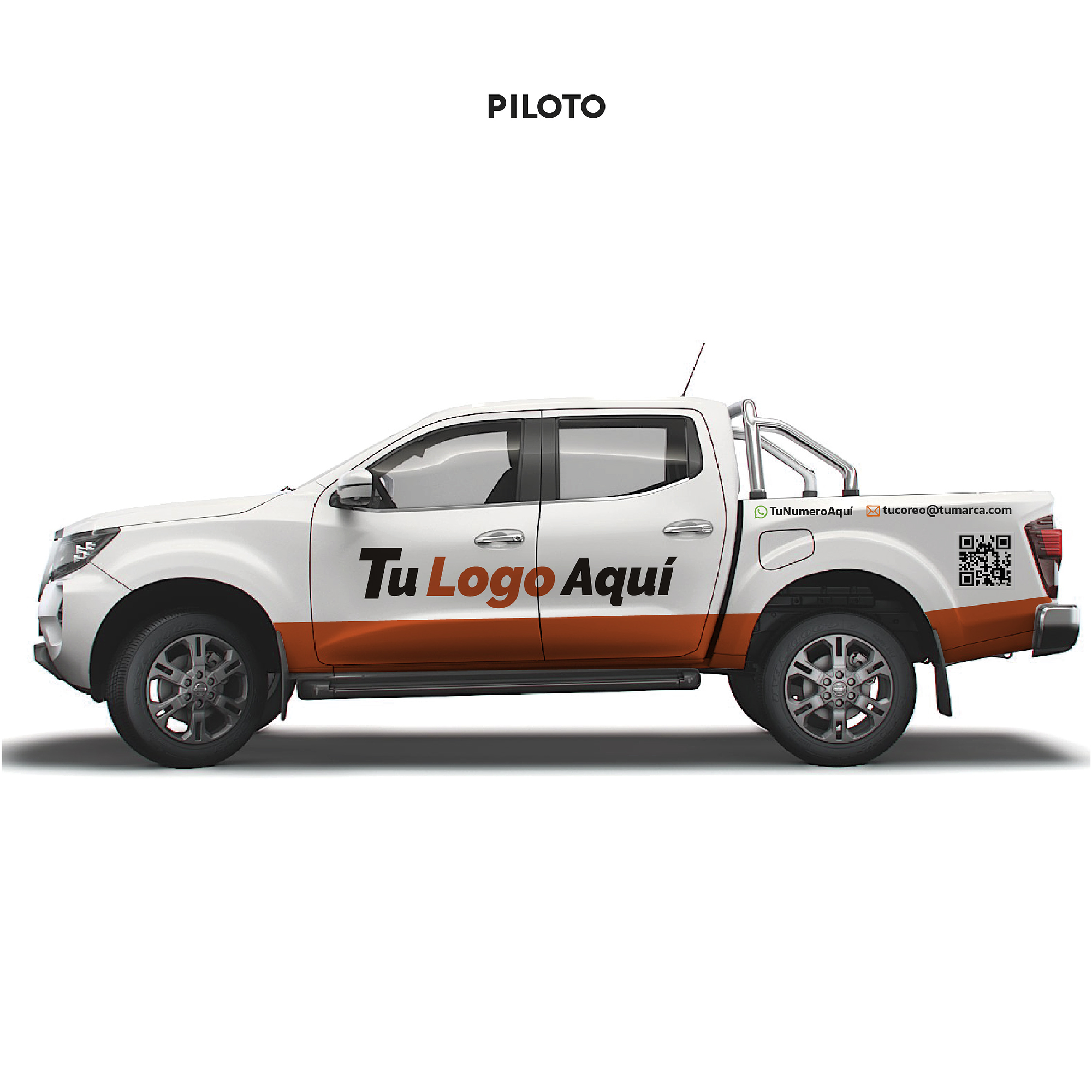 Branding Vehicular Básico personalizado para camionetas 4x4 8