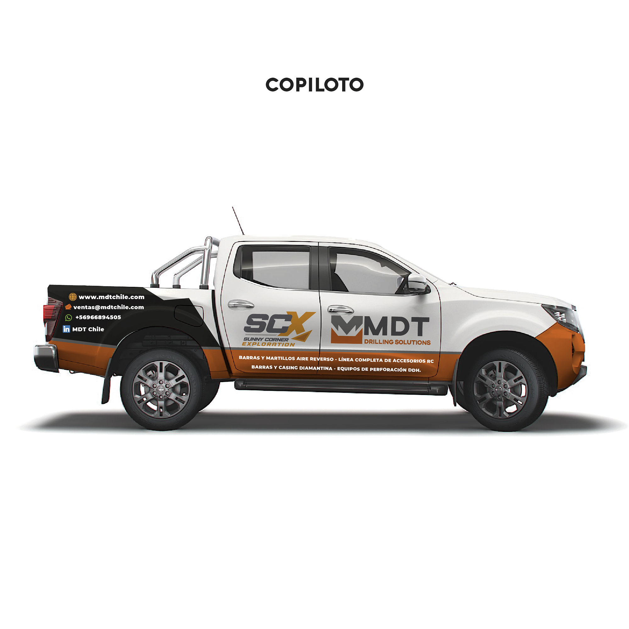 Branding Vehicular Parcial personalizado para camionetas 4x4 2