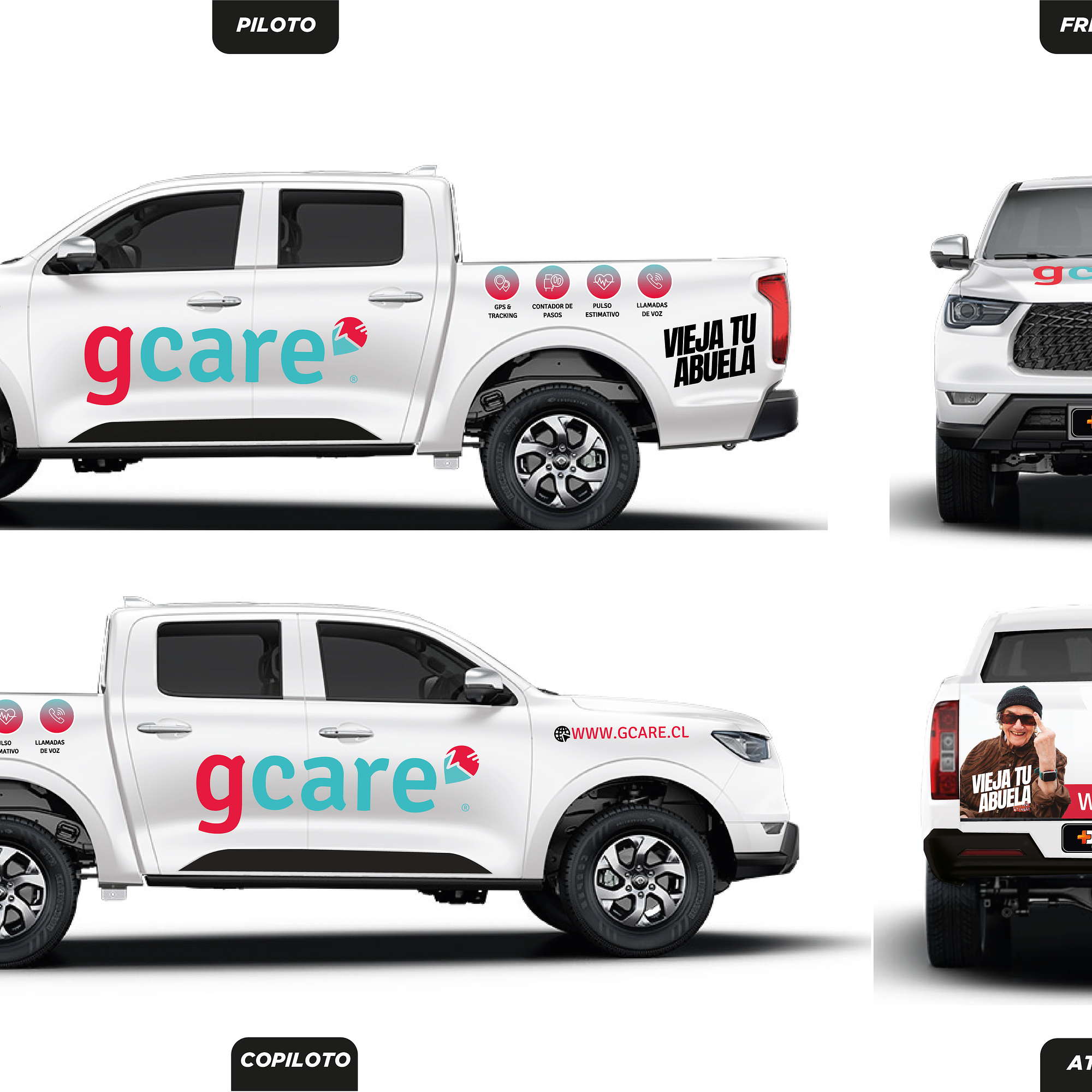 Branding Vehicular Básico personalizado para camionetas 4x4 15