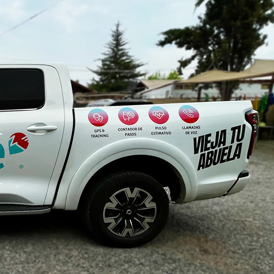 Branding Vehicular Básico personalizado para camionetas 4x4 18