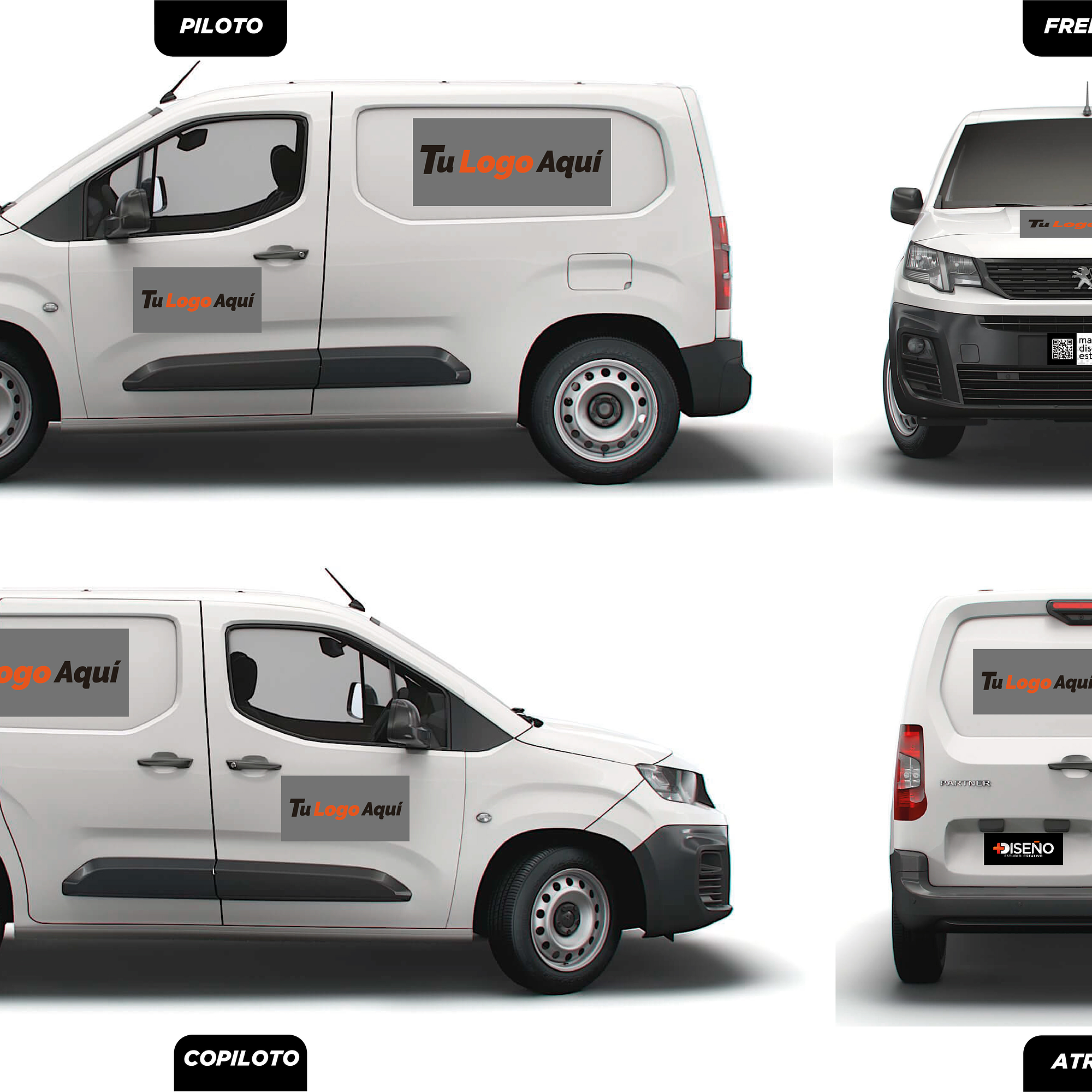 Kit Imantado de Branding Vehicular para Autos 1