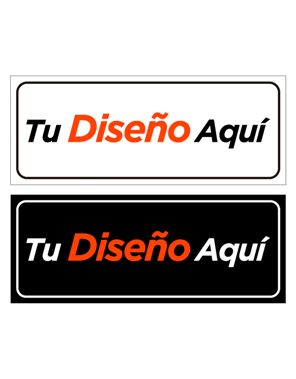 Cubre Patente kit de 6 unidades rectangular personalizado 2