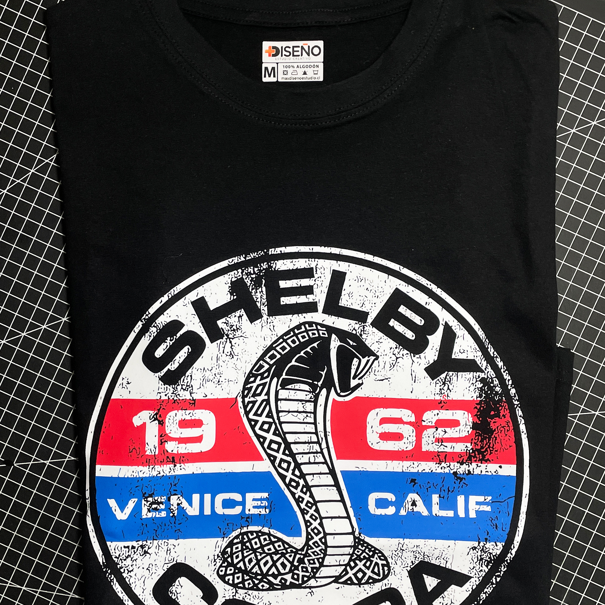 Polera Shelby Cobra retro 5