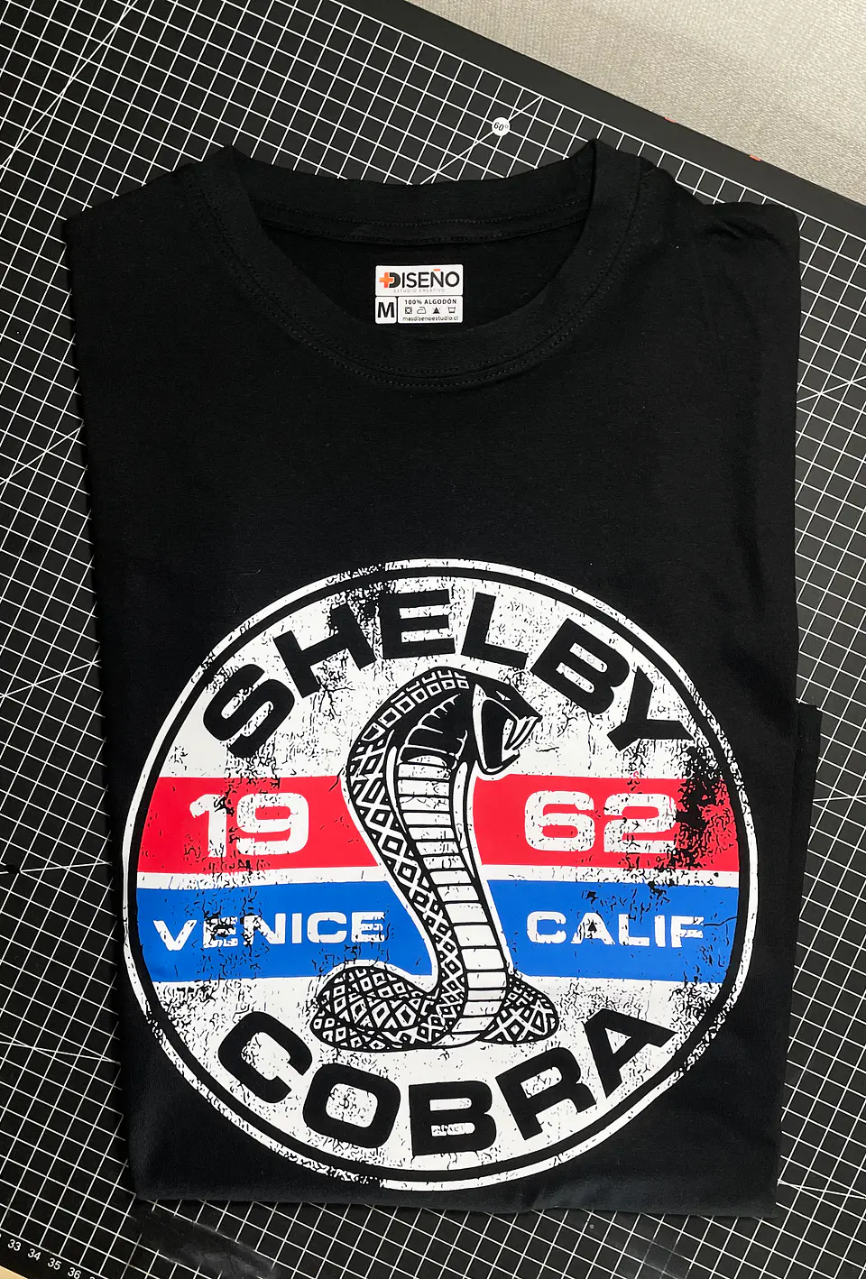 Polera Shelby Cobra retro 5