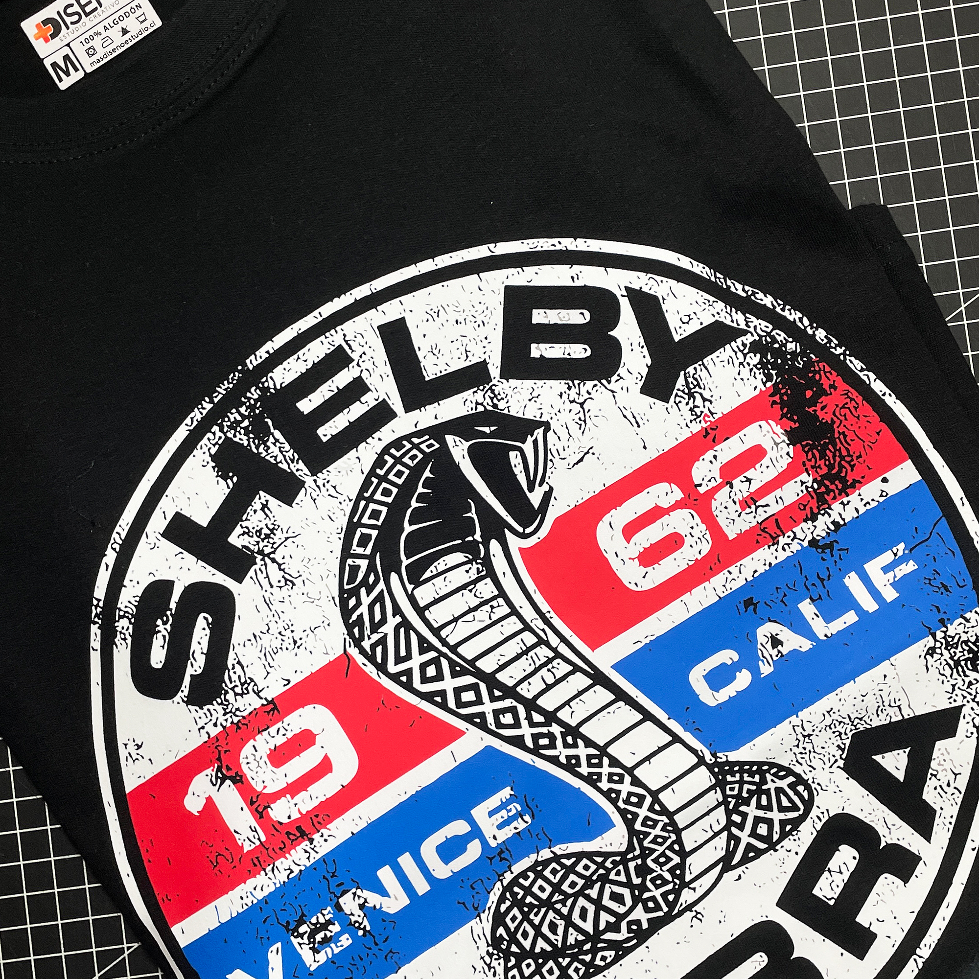 Polera Shelby Cobra retro 6