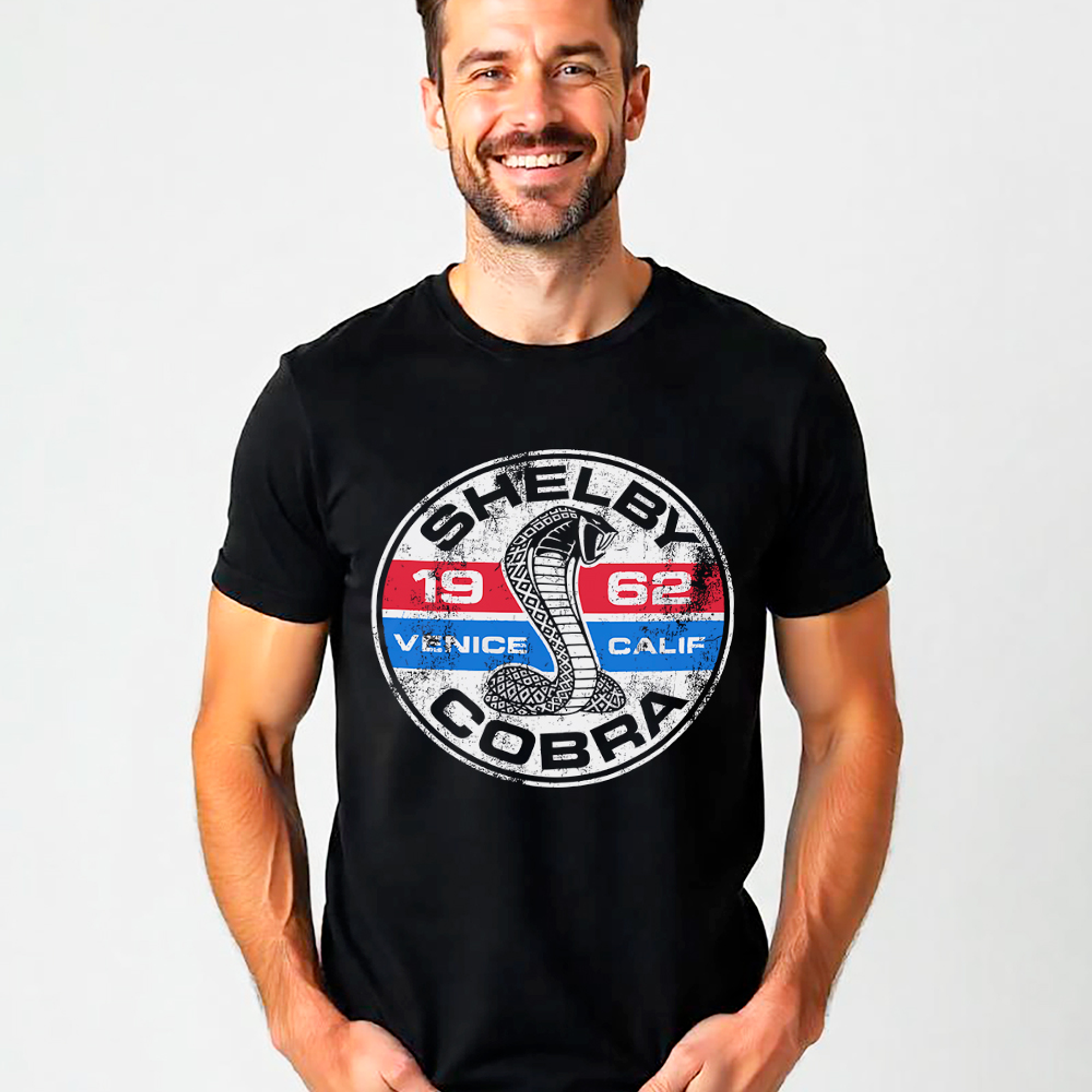 Polera Shelby Cobra retro 1