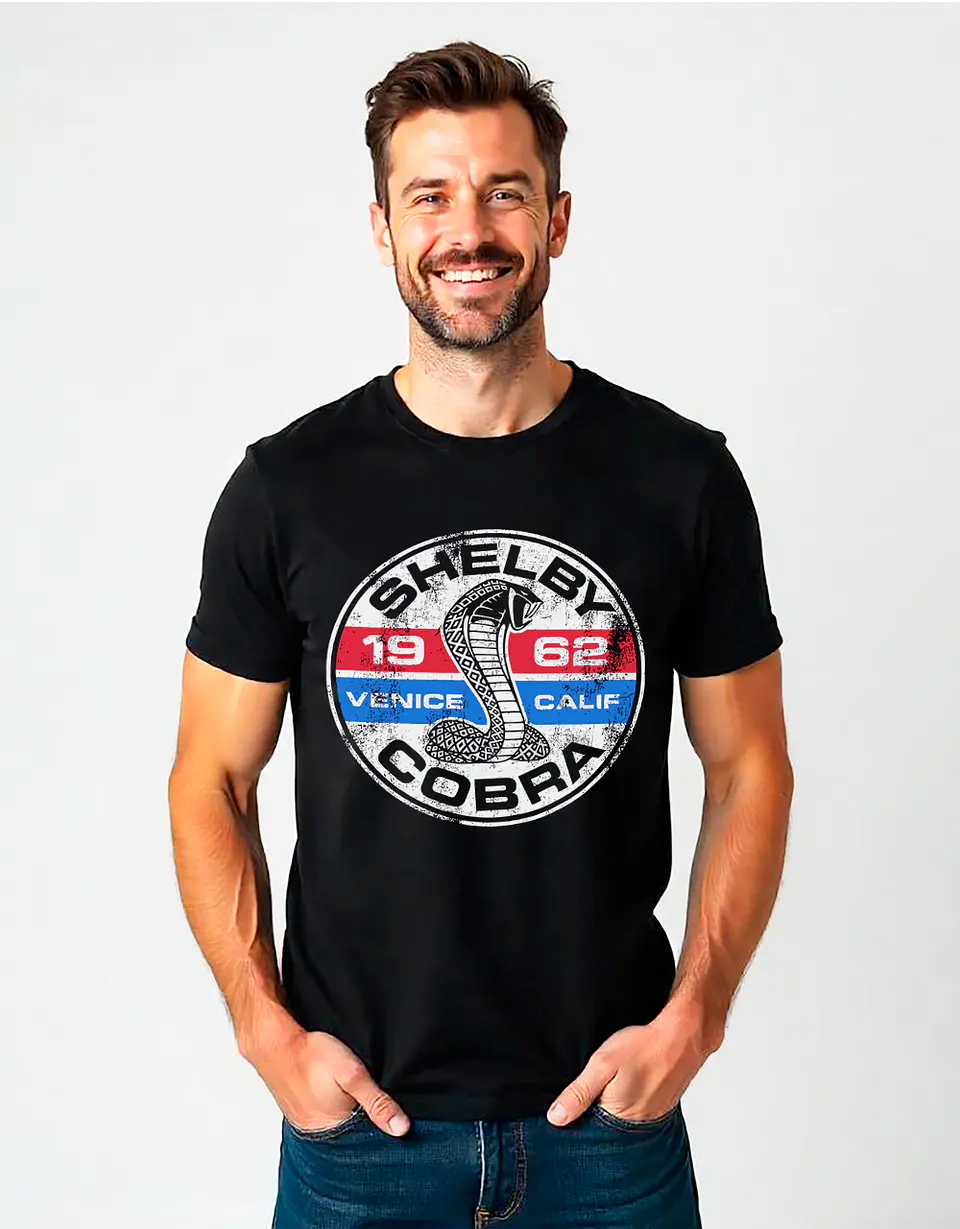 Polera Shelby Cobra retro 1