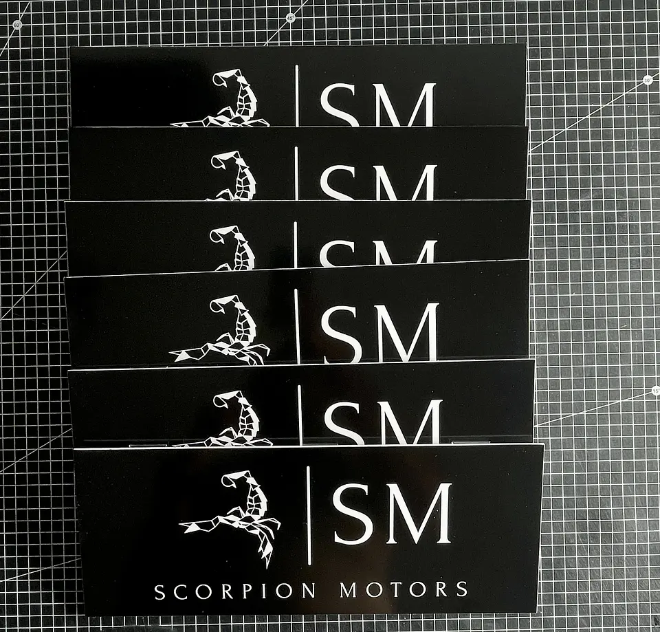 Cubre Patente kit de 6 unidades rectangular personalizado 4