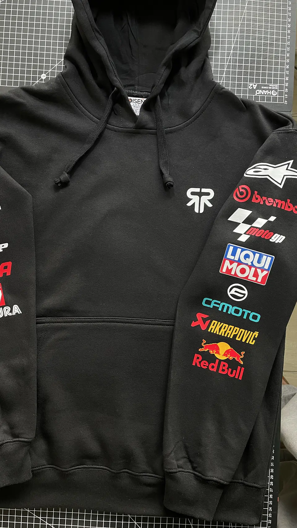 Poleron Canguro Con Capucha Estampado Personalizado  8