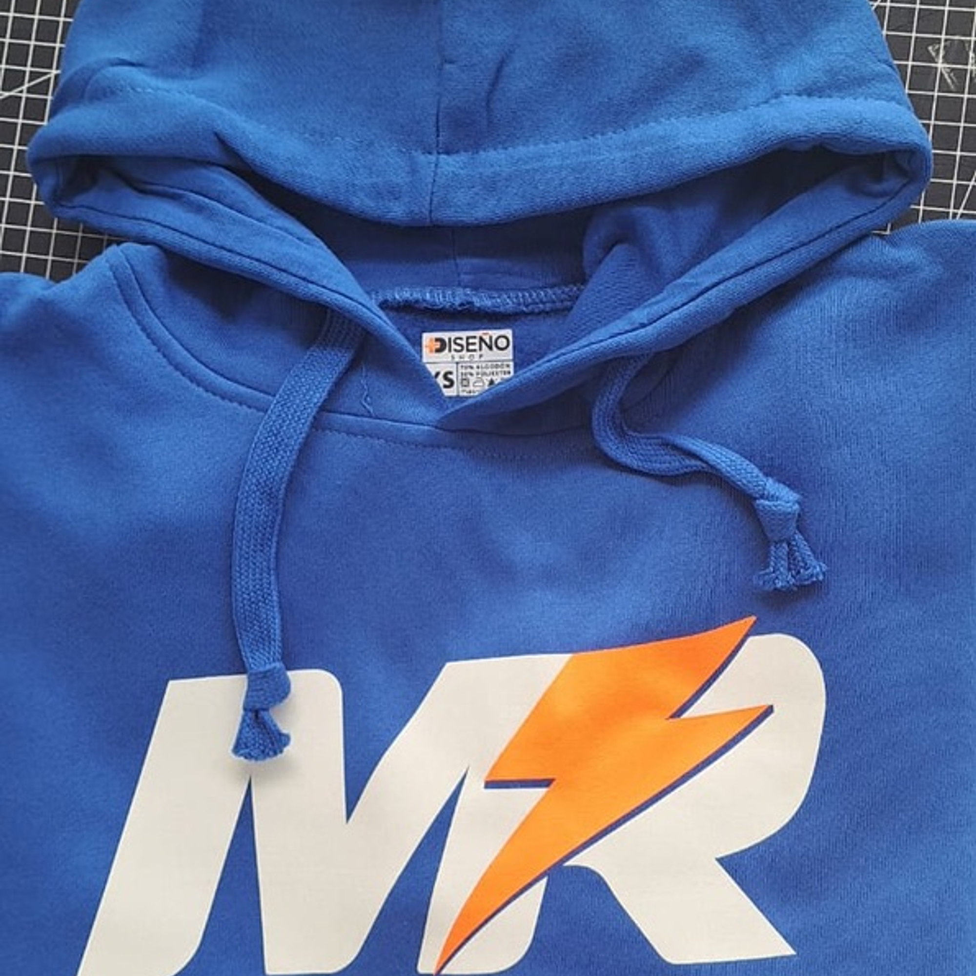 Poleron Canguro Con Capucha Personalizado Vinilo Textil Reflectante Unisex 11