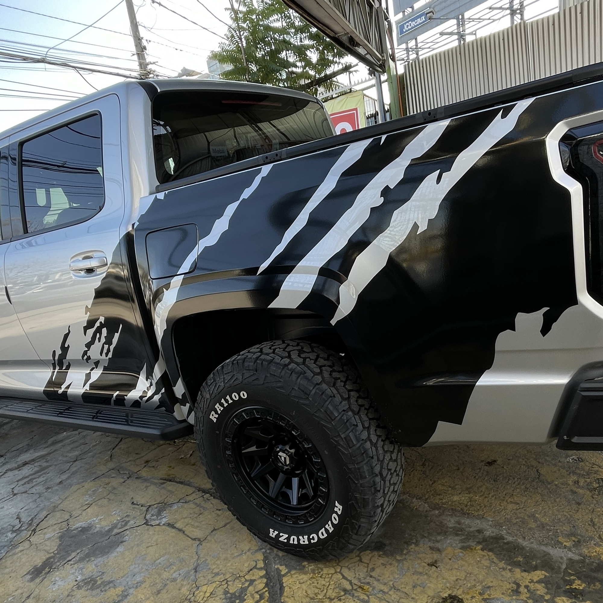 gráfica barro splash para camionetas 4x4  8